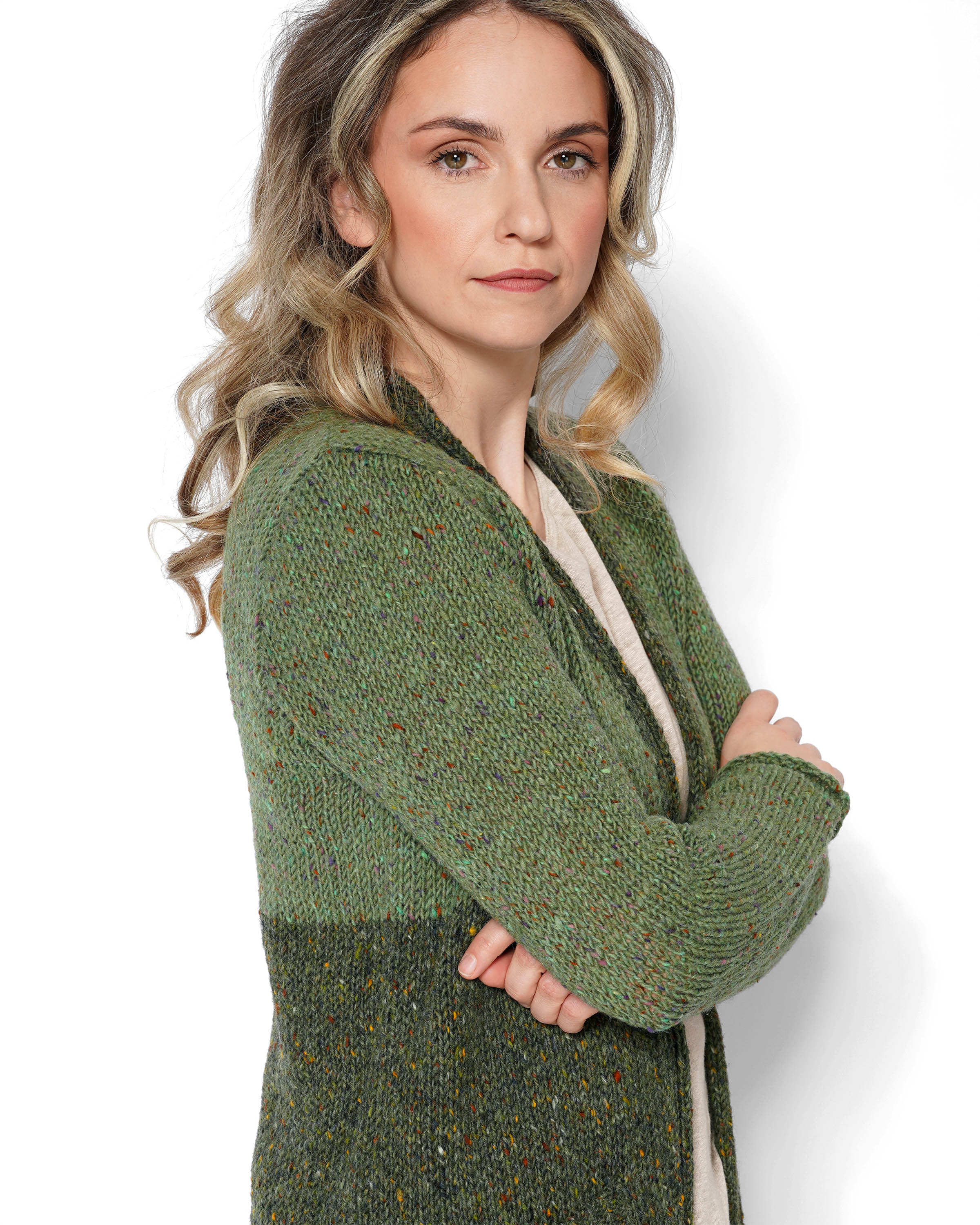 Strickmantel Tweed