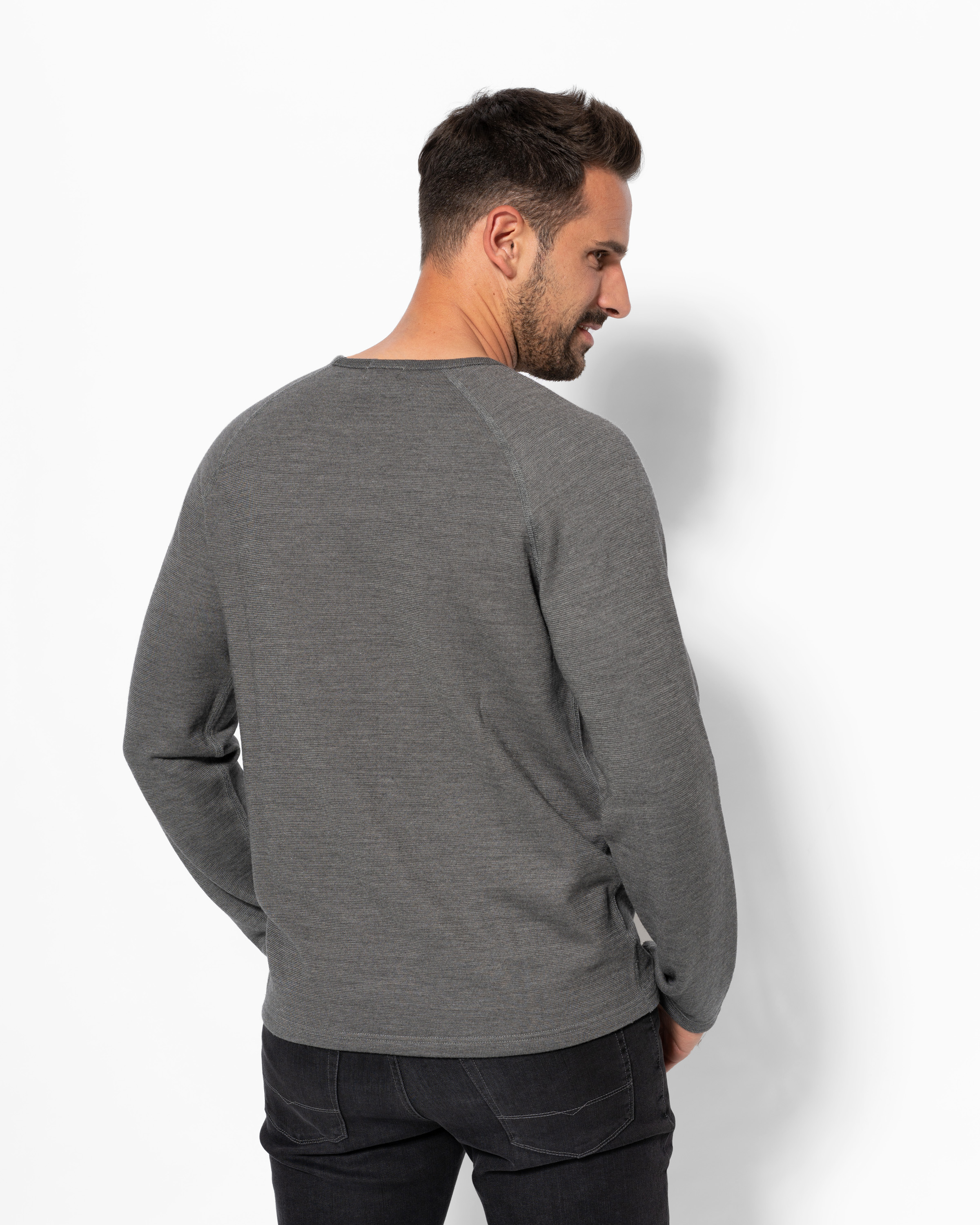 Merinowolle-Seide Pullover