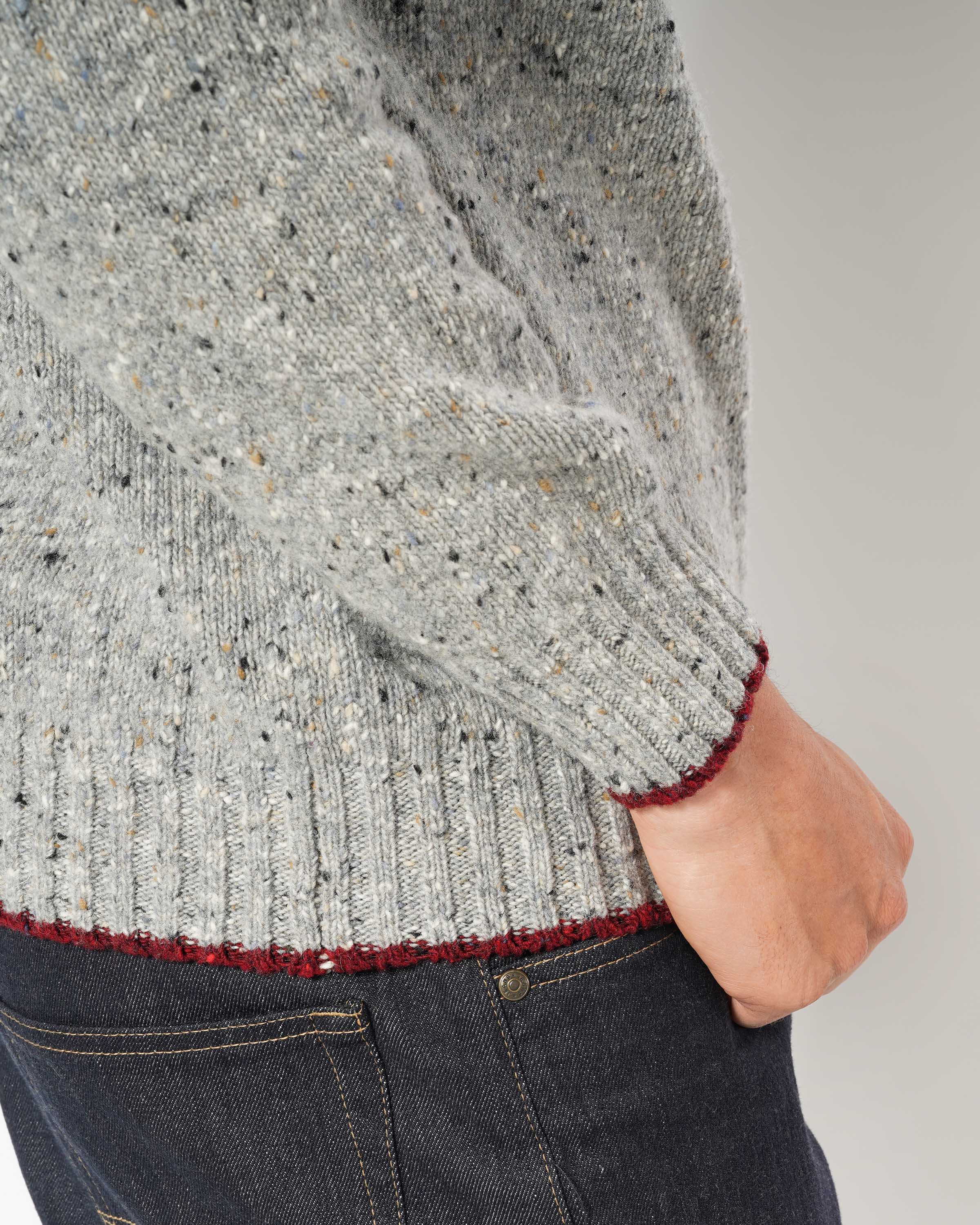 Strickpullover Tweed