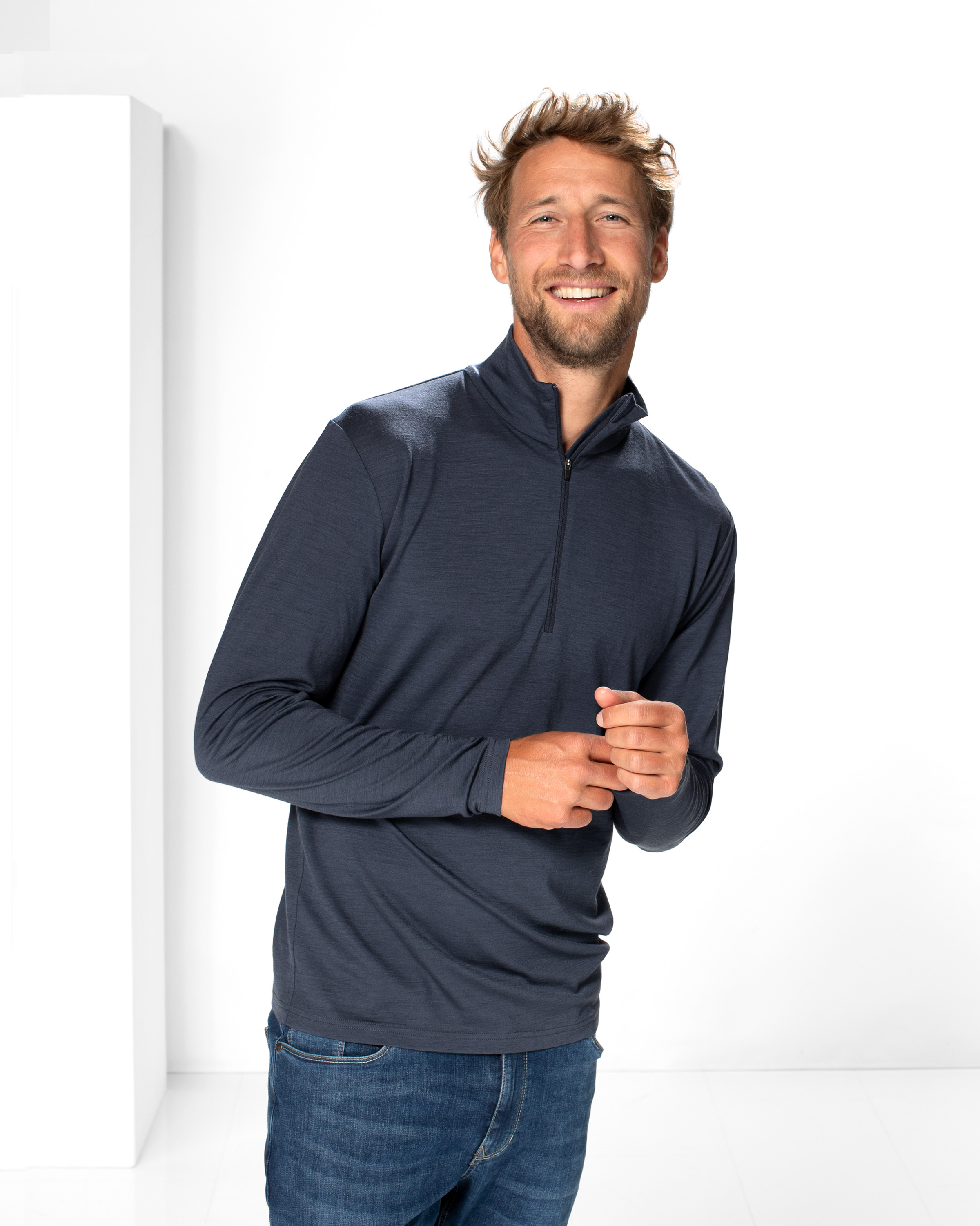 Merino Halfzip