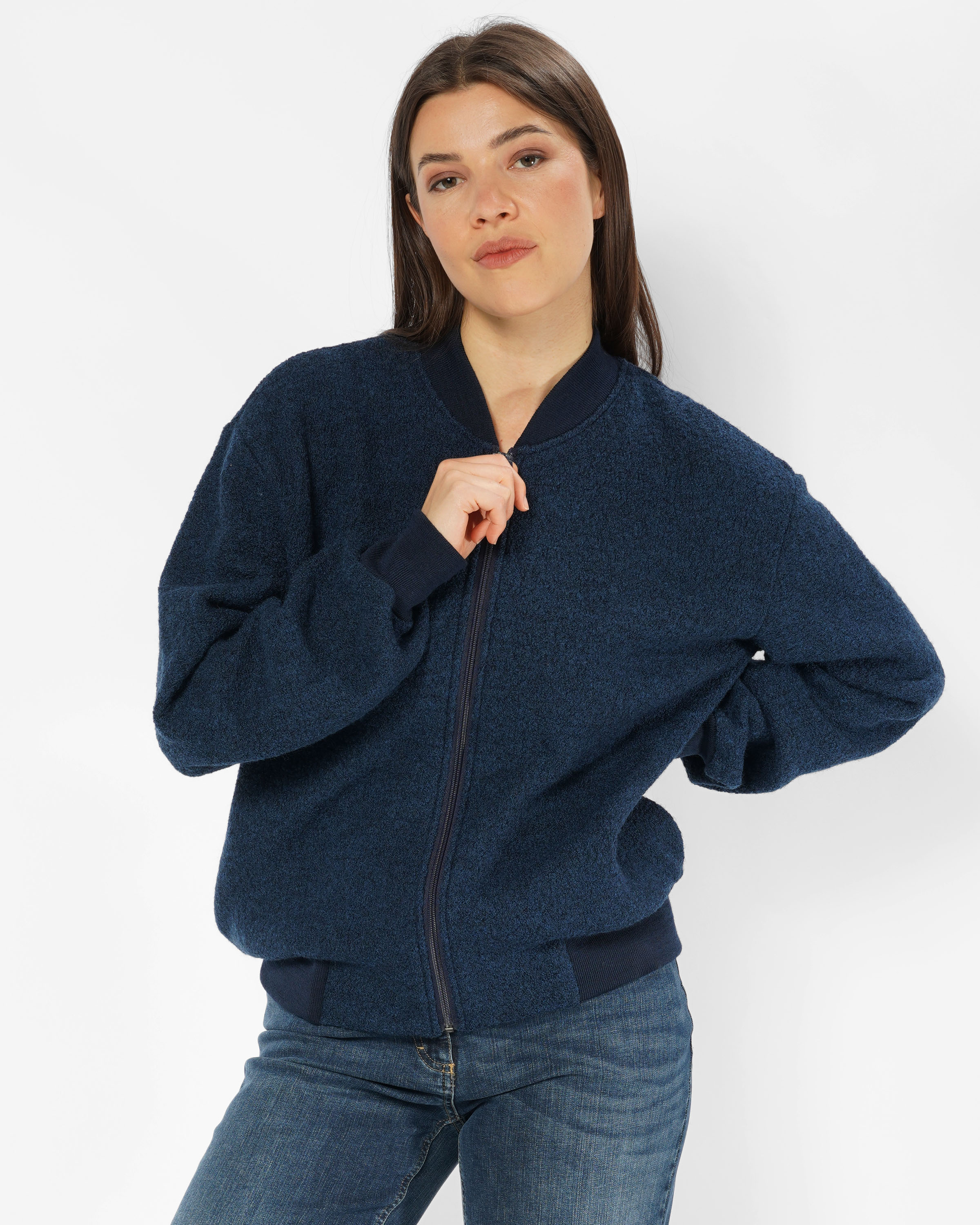 Wollkrepp Blouson