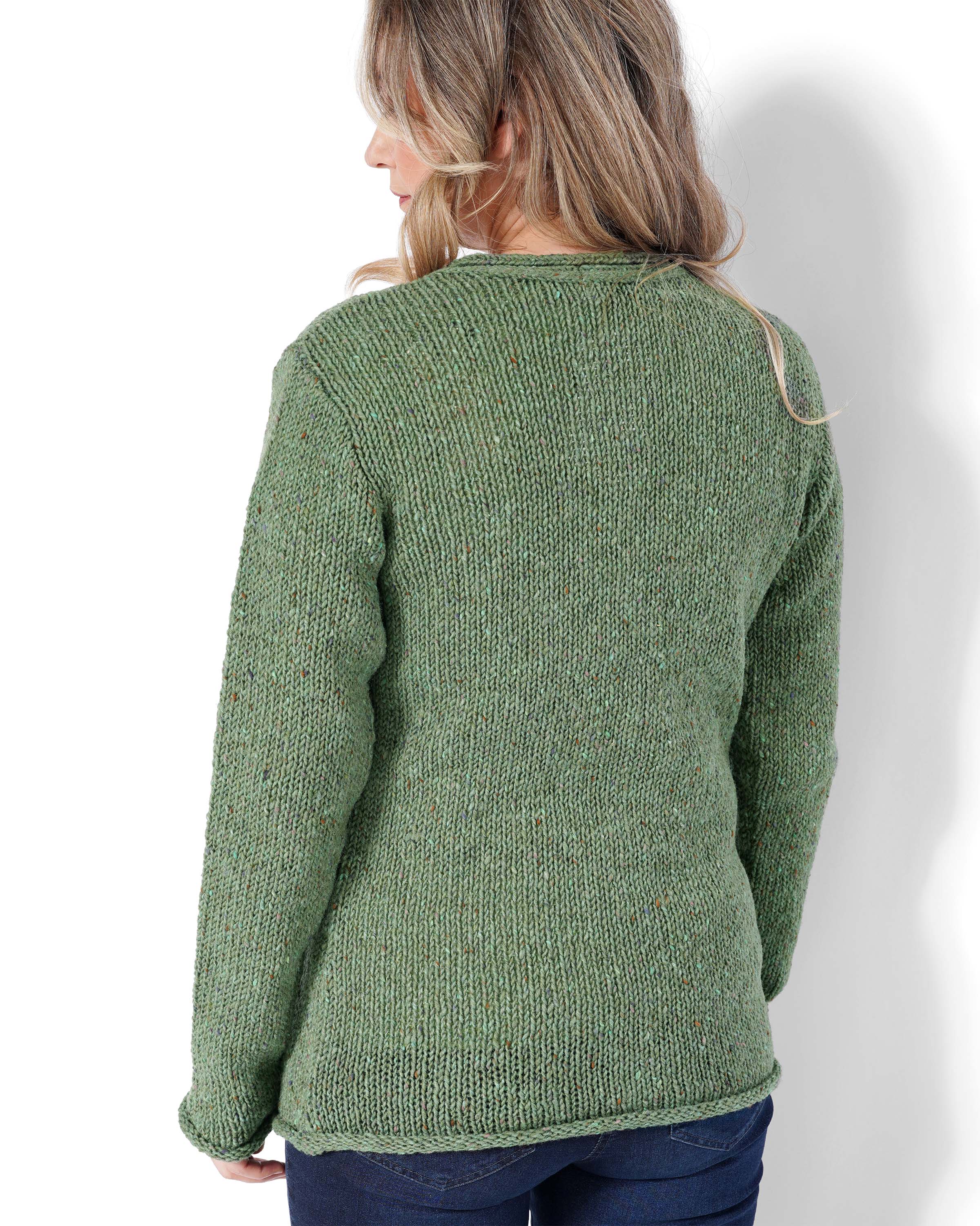 Strickjacke Tweed