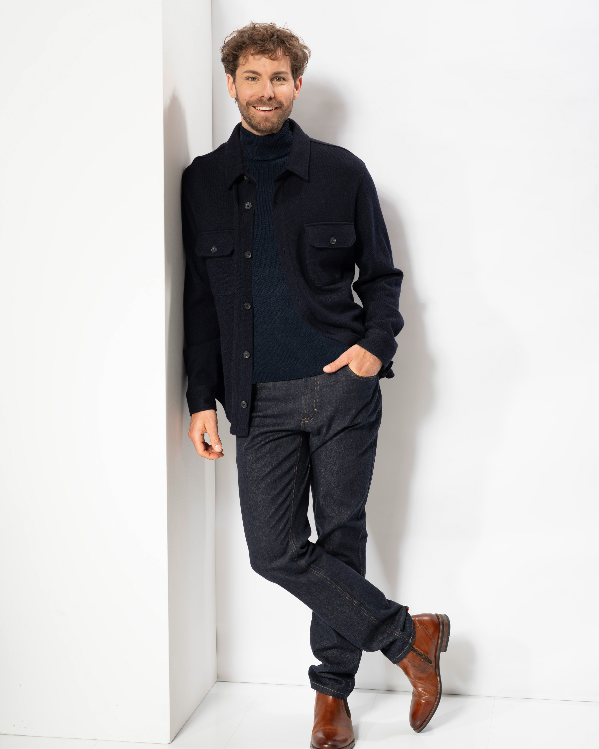 Schurwoll Overshirt