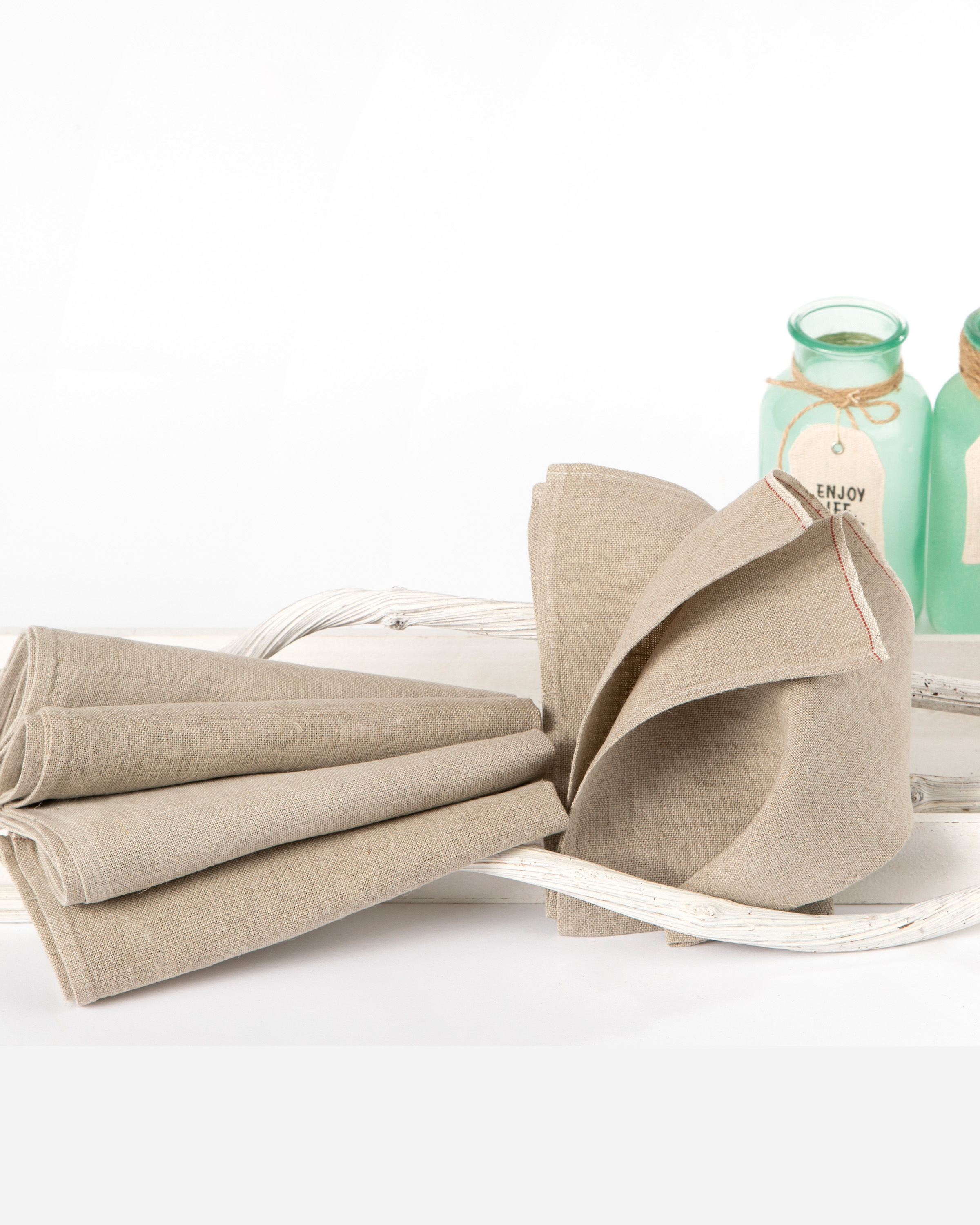 Poliertuch Leinen Set