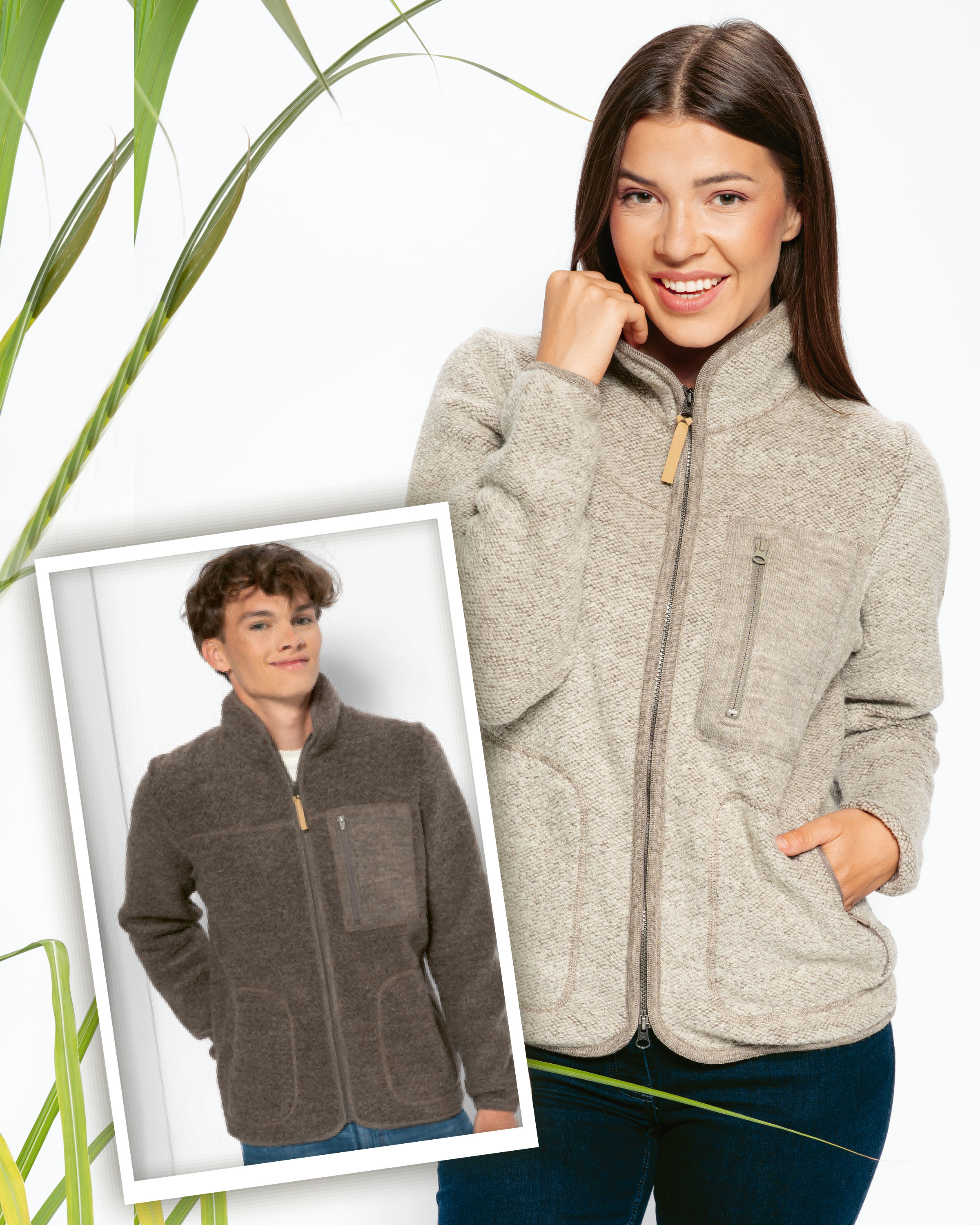 Undyed Teddy Jacke