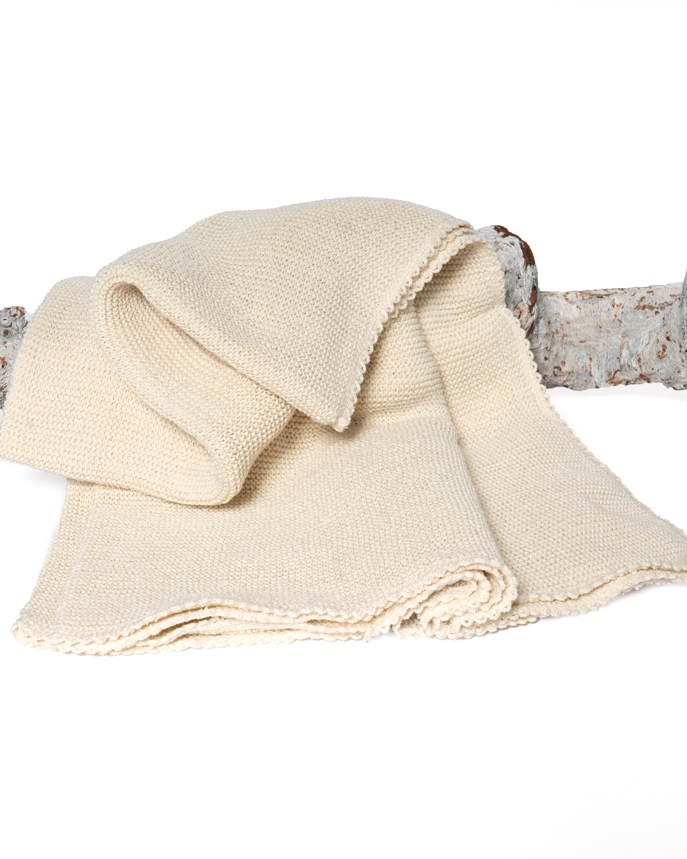 Strickdecke Bouretteseide