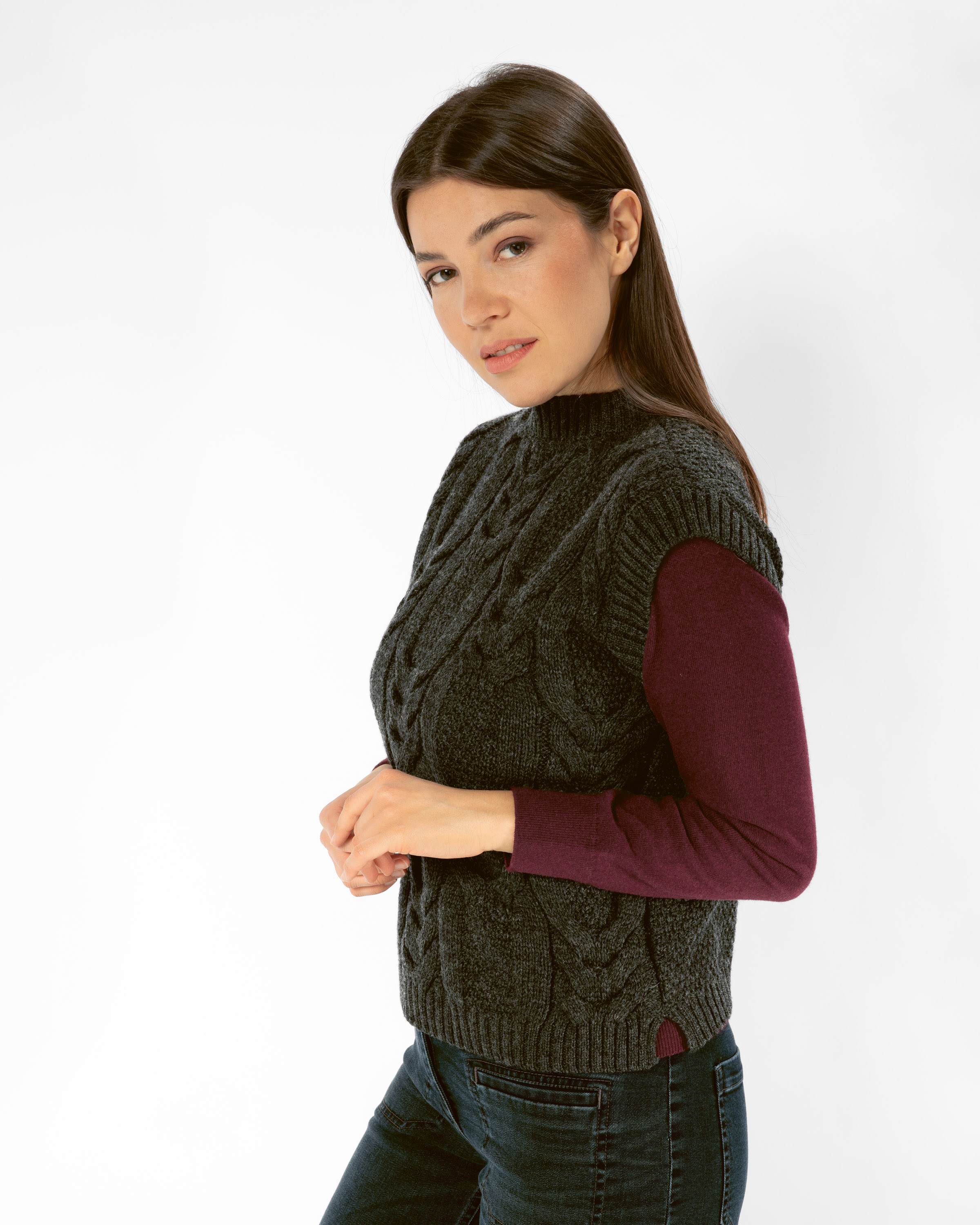 Wende-Strickpullunder