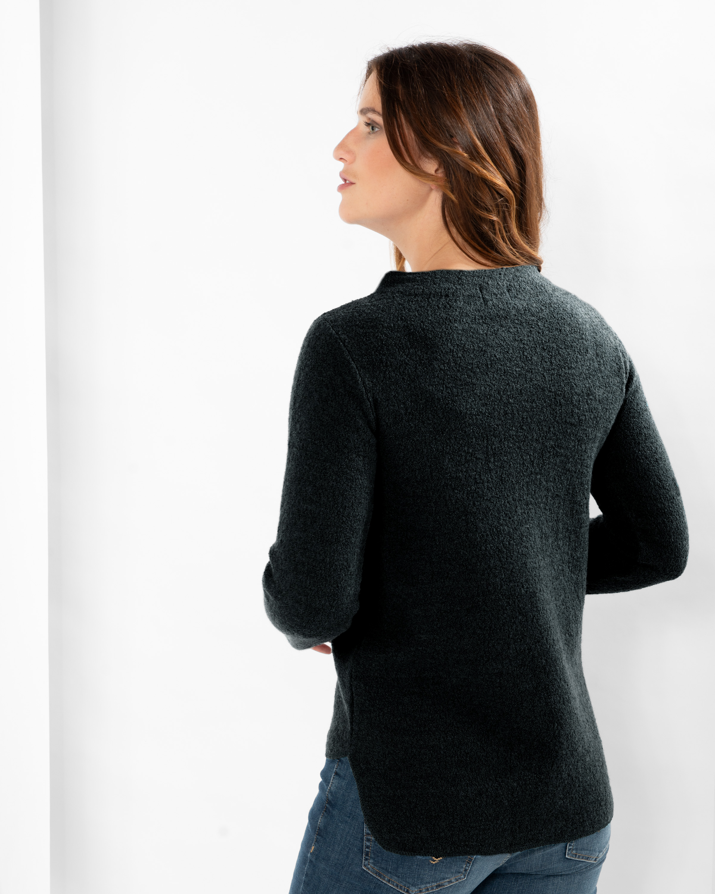 Wollkrepp Pullover