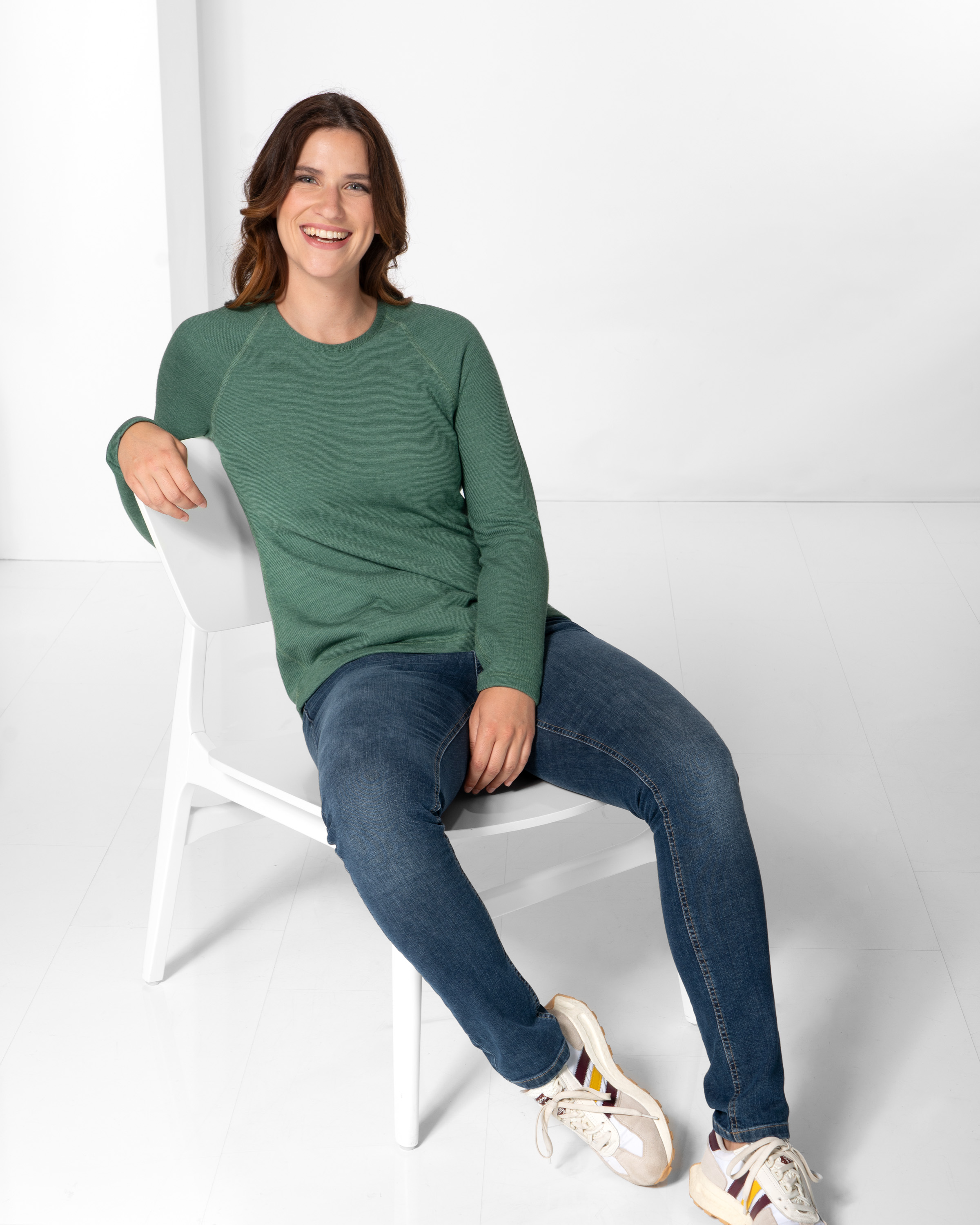 Merinowolle-Seide Pullover