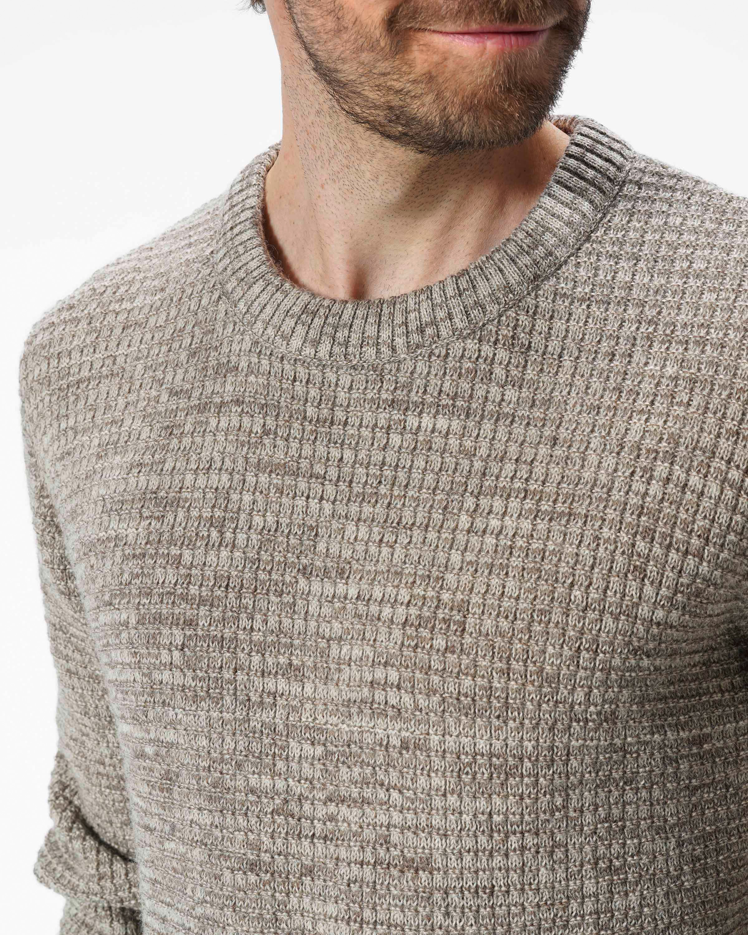Undyed Wool Pullover