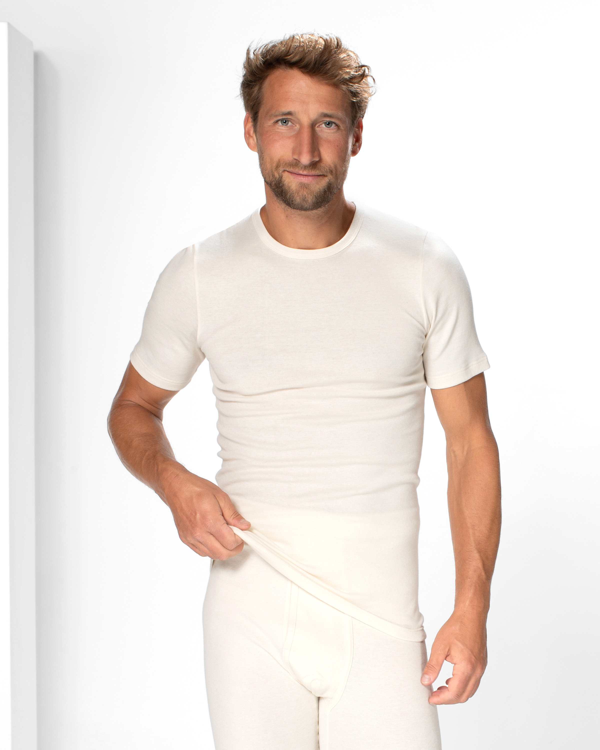 Shirt ¼-Arm kbA-Baumwolle
