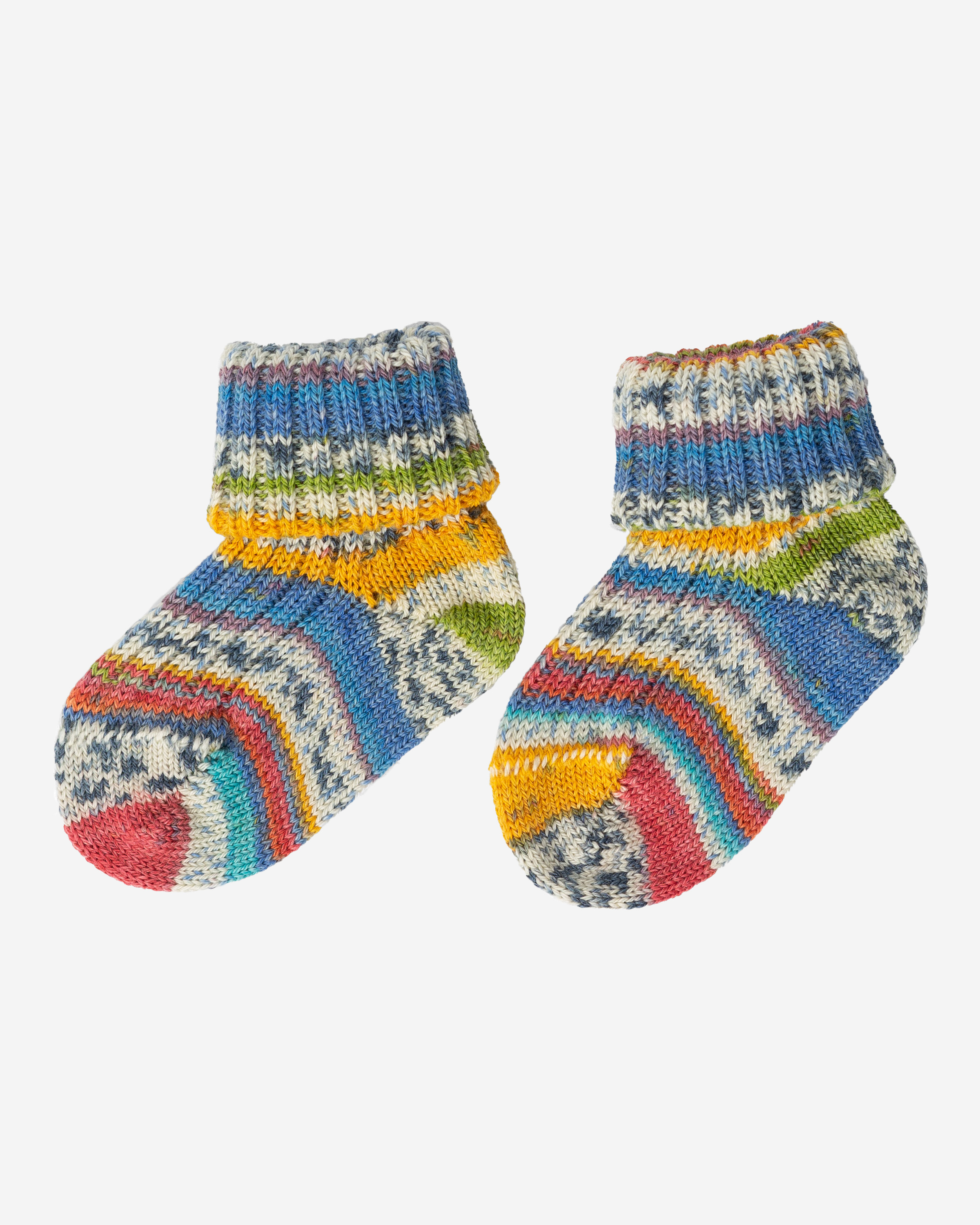 Wollsocken wie handgestrickt