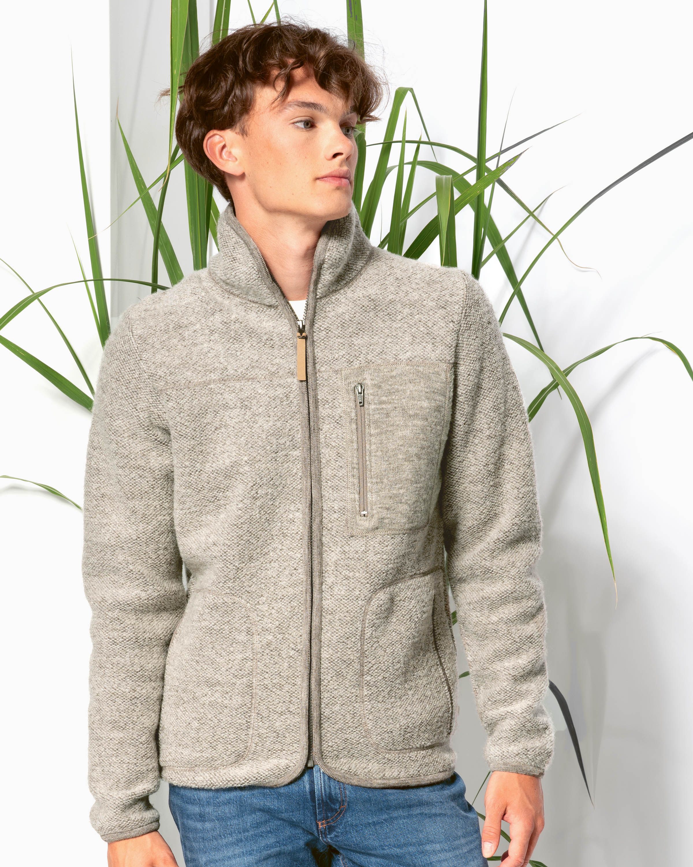 Undyed Teddy Jacke