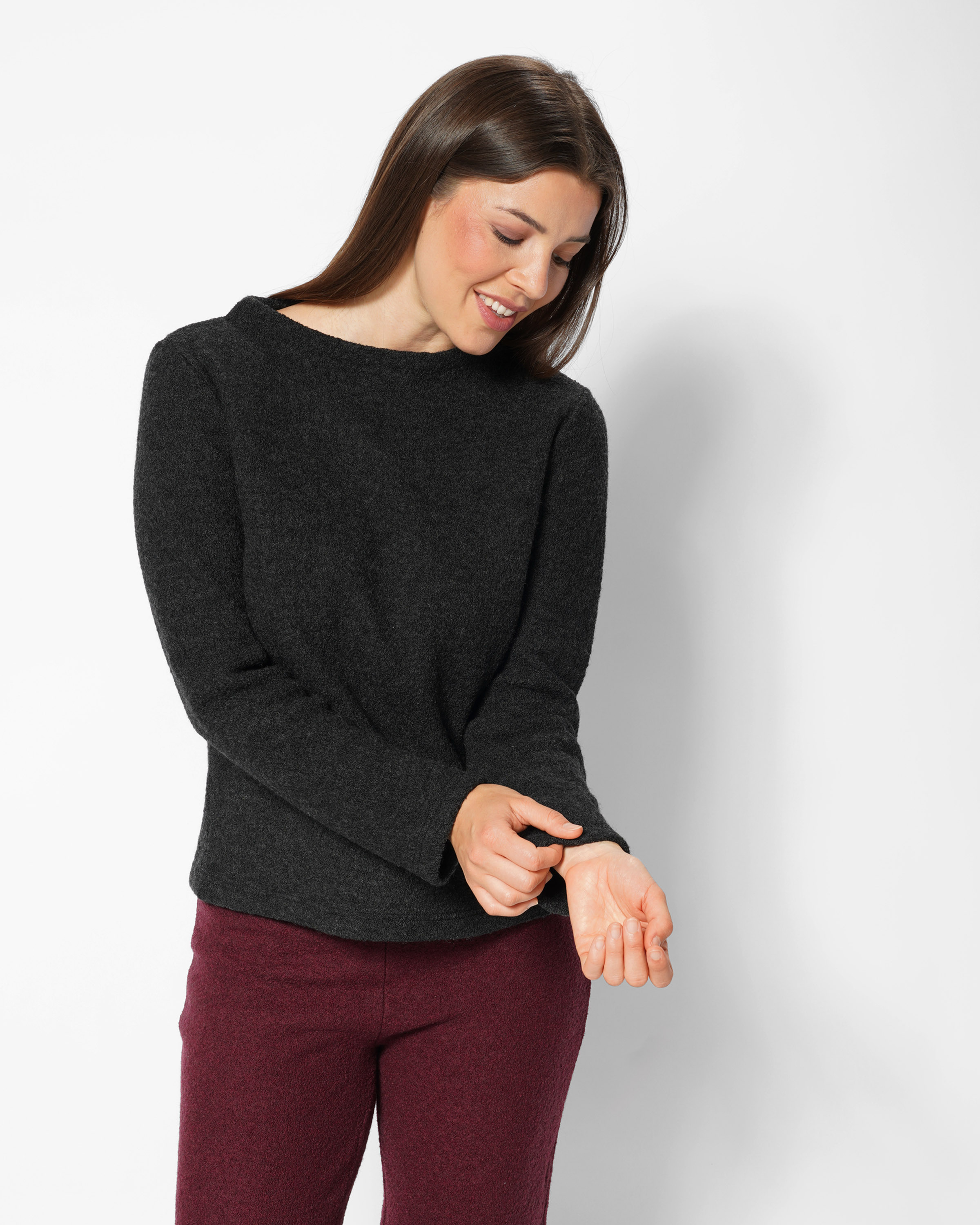 Wollkrepp Pullover
