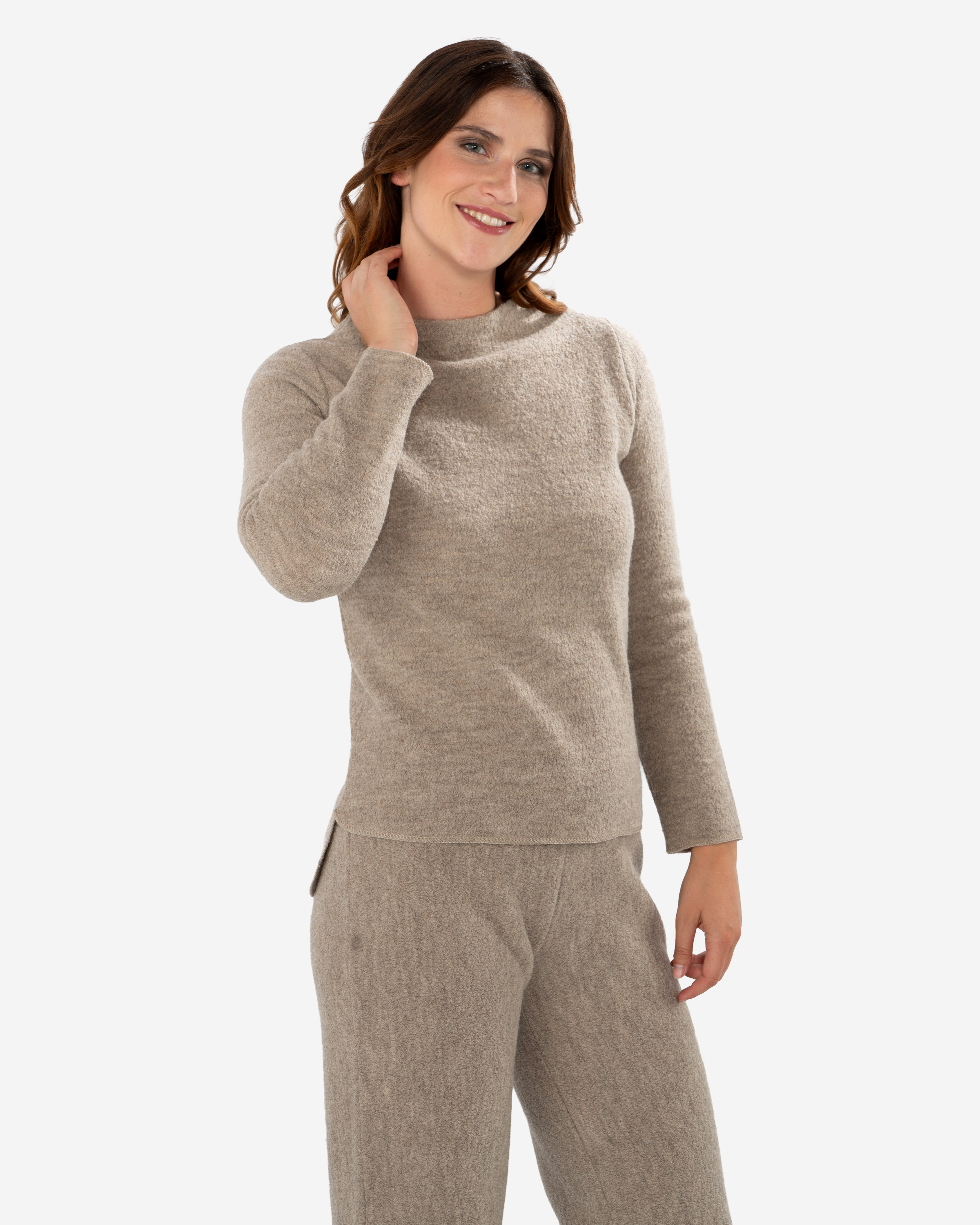 Wollkrepp Pullover