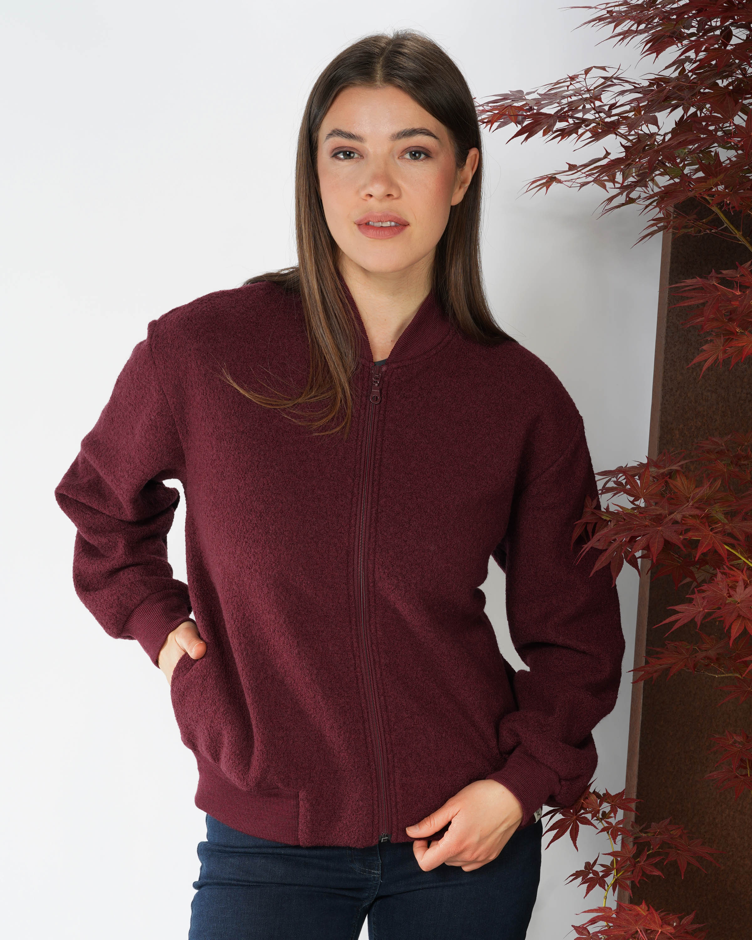 Wollkrepp Blouson