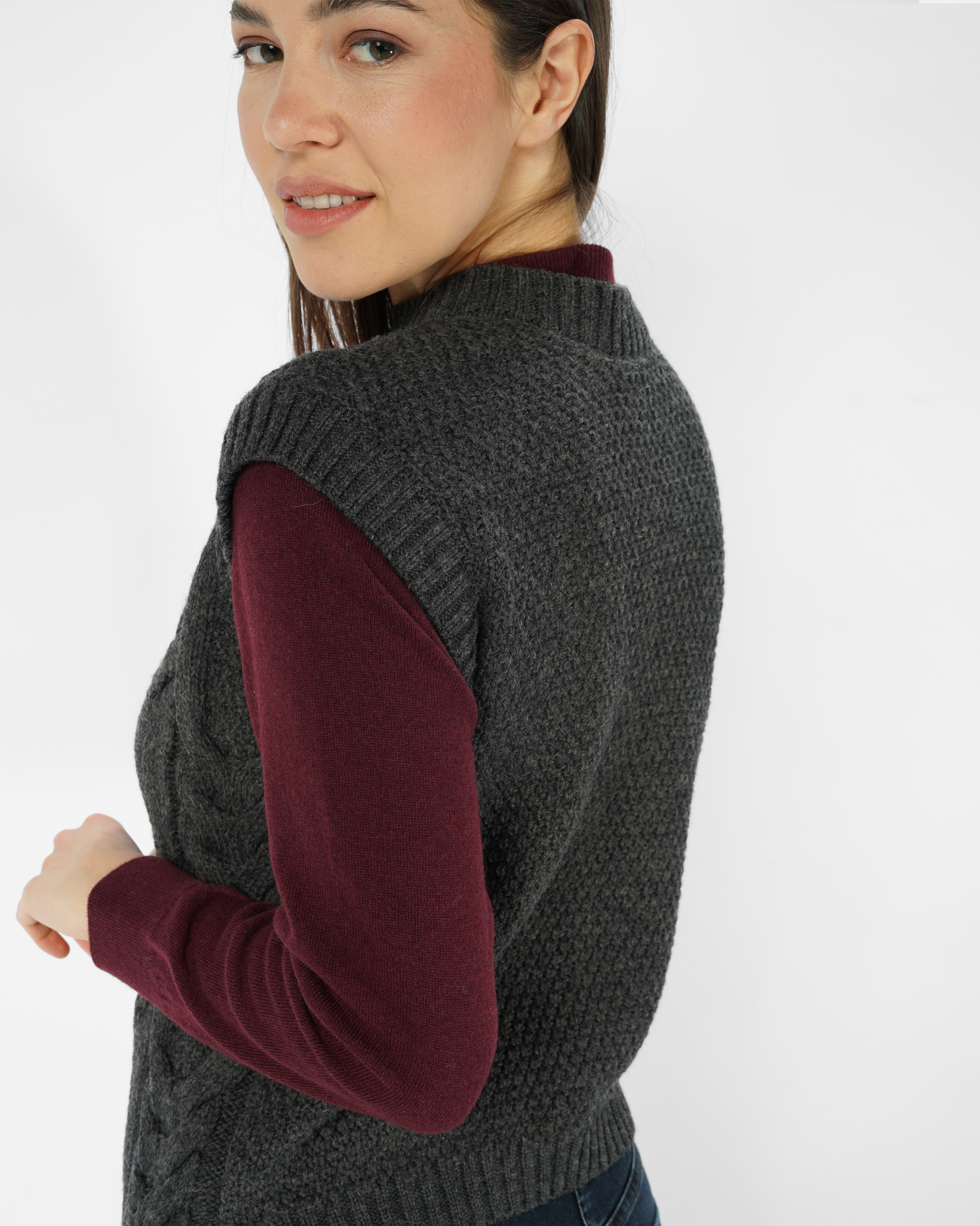 Wende-Strickpullunder