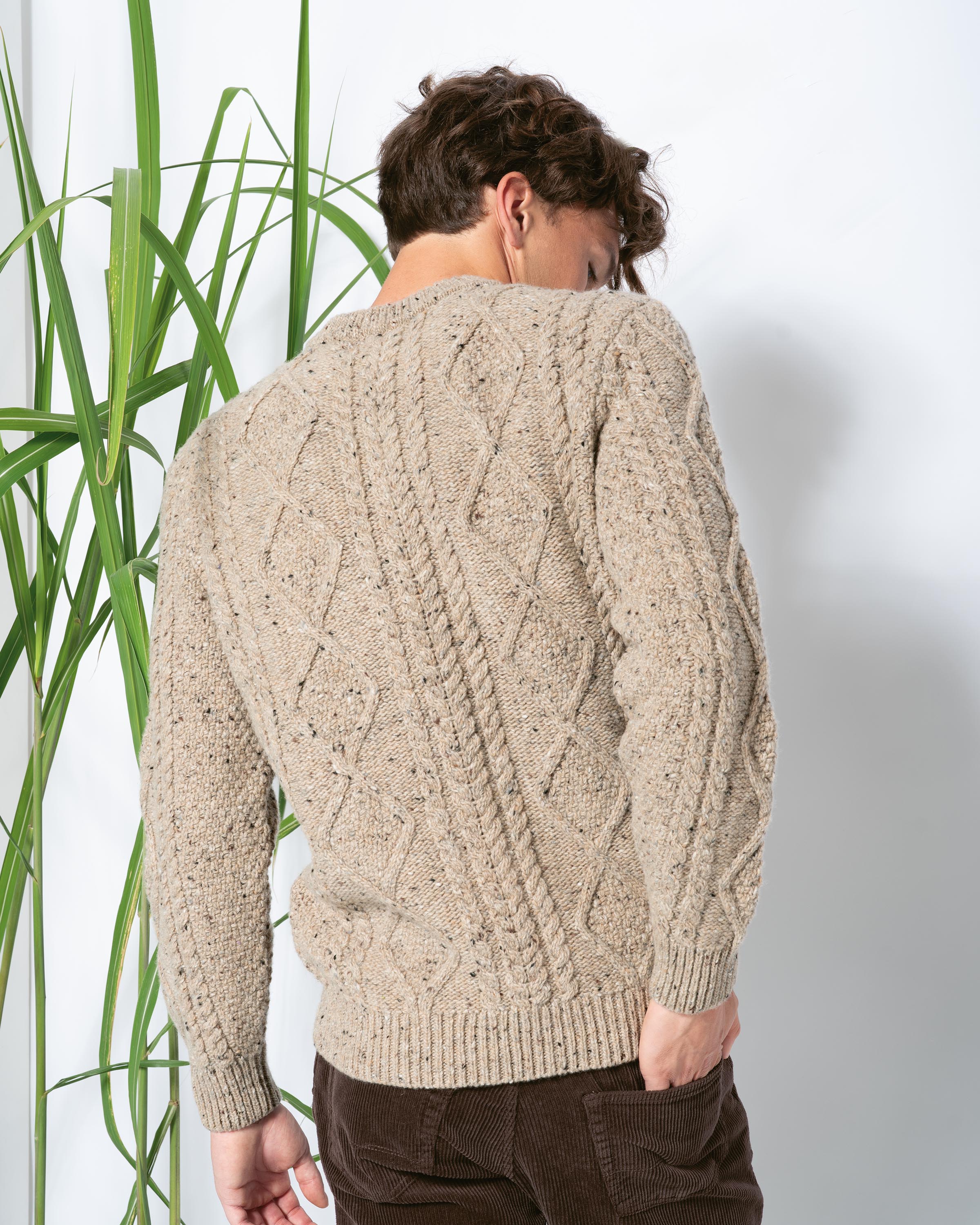 Aran Strickjacke