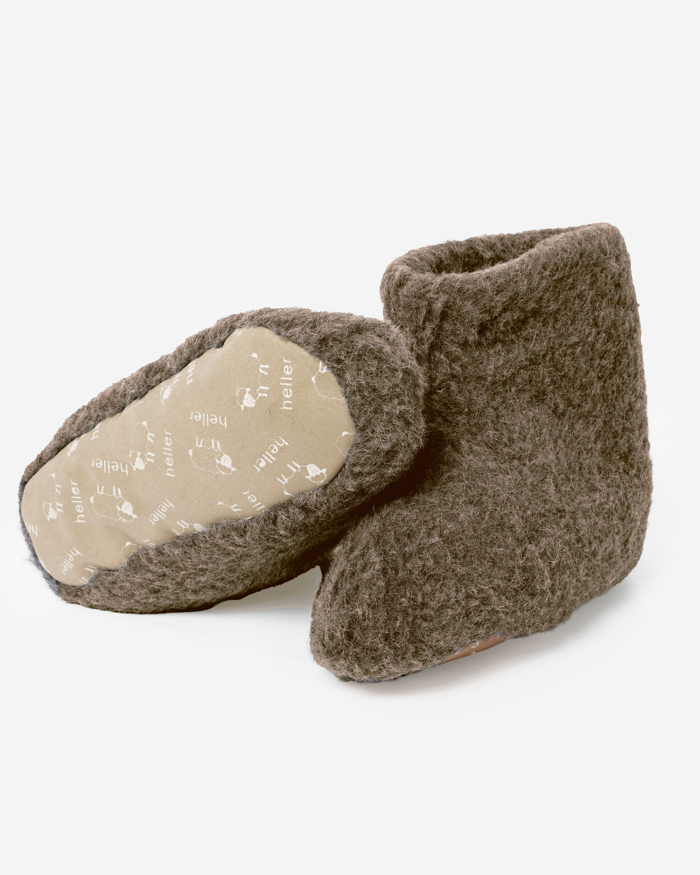 Wollplüsch Stiefel