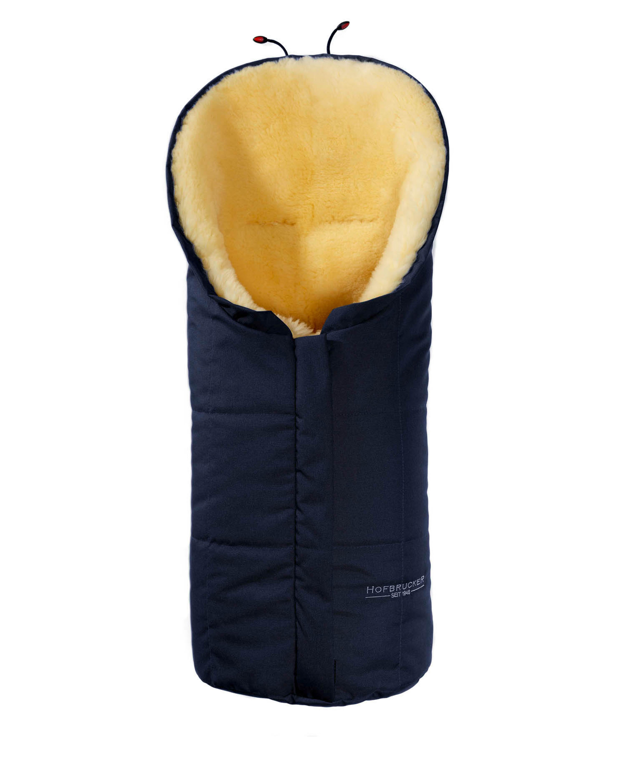Lammfell Fußsack Beginner