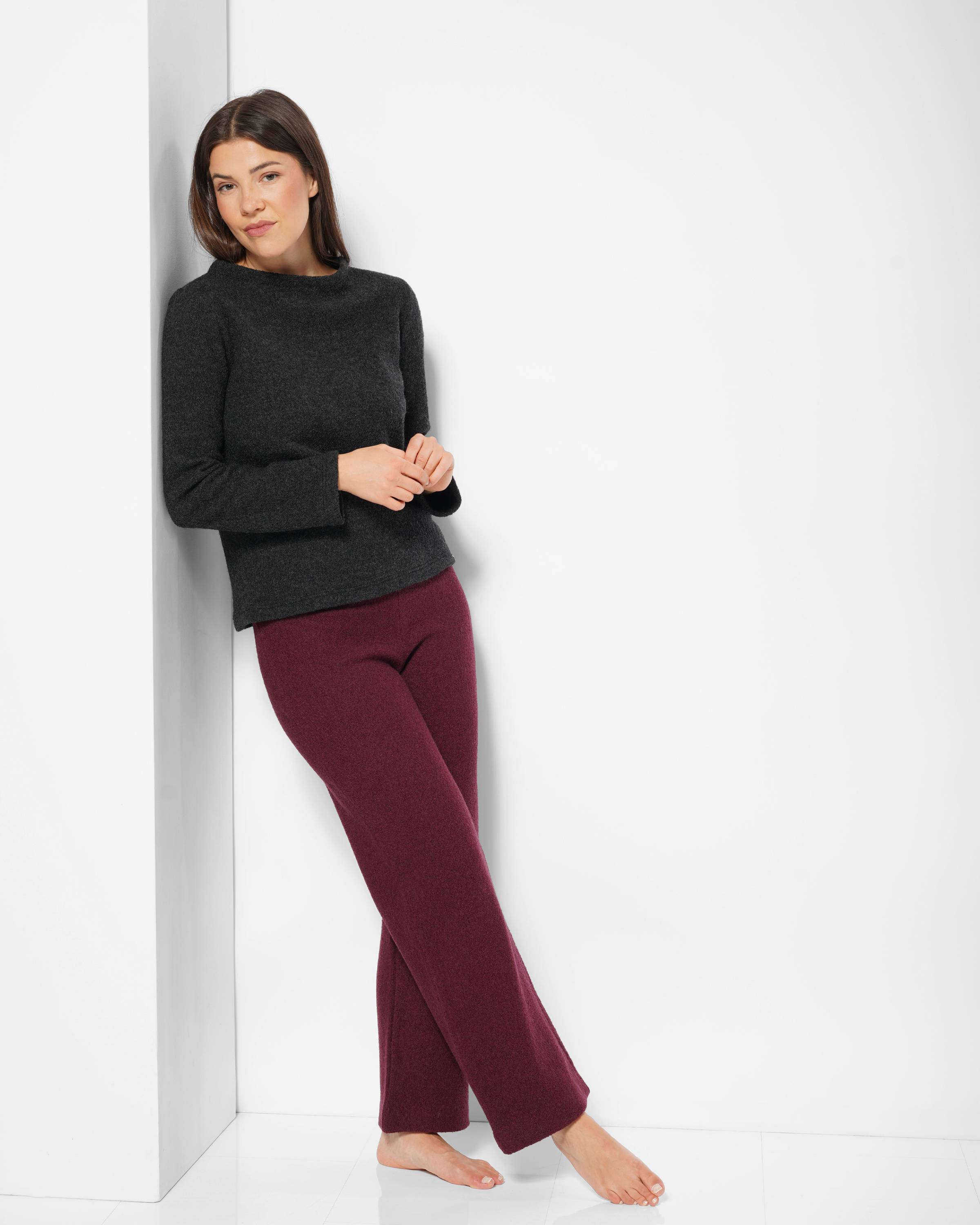 Wollkrepp Hose