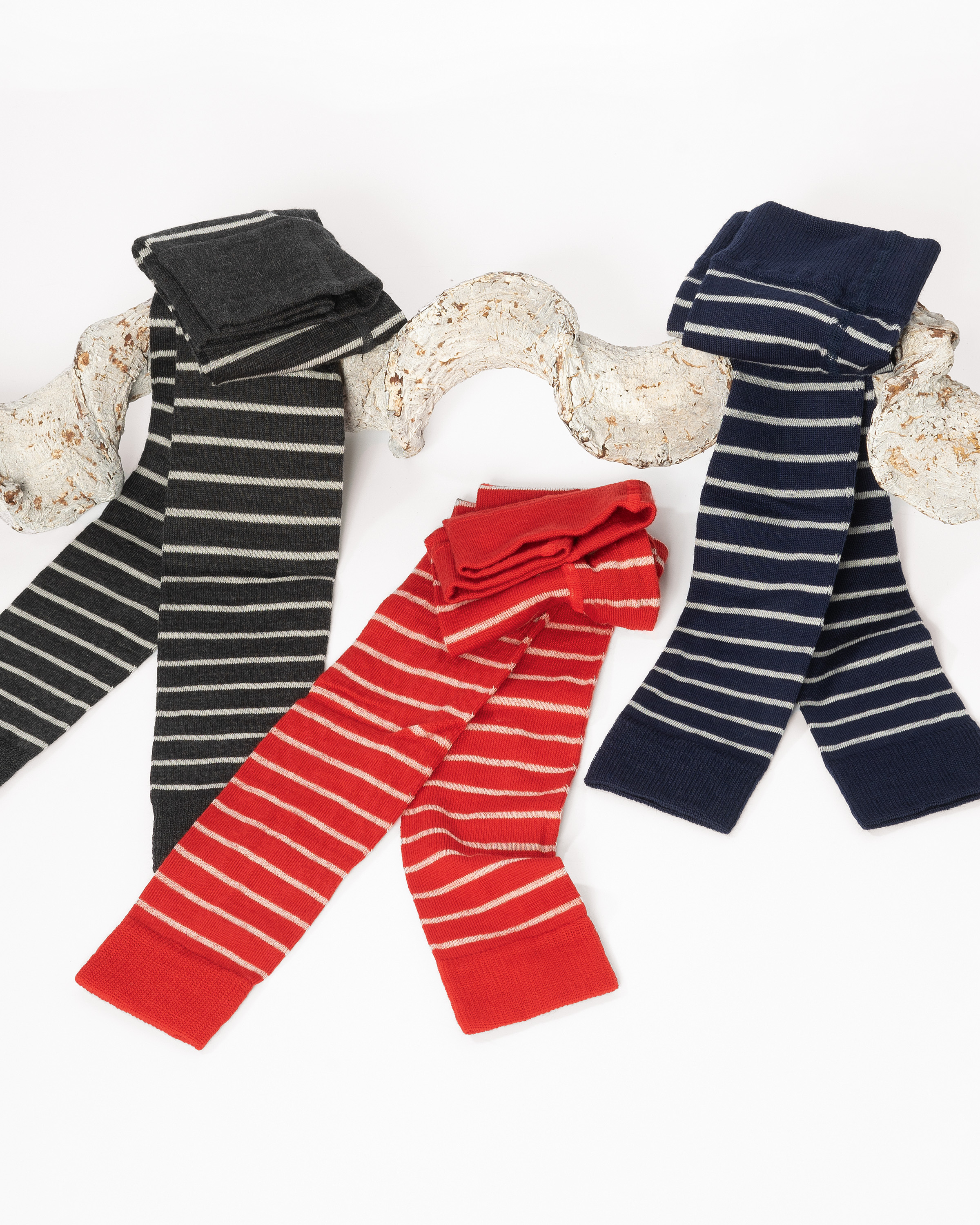 Leggings Schurwolle/Baumwolle Ringel