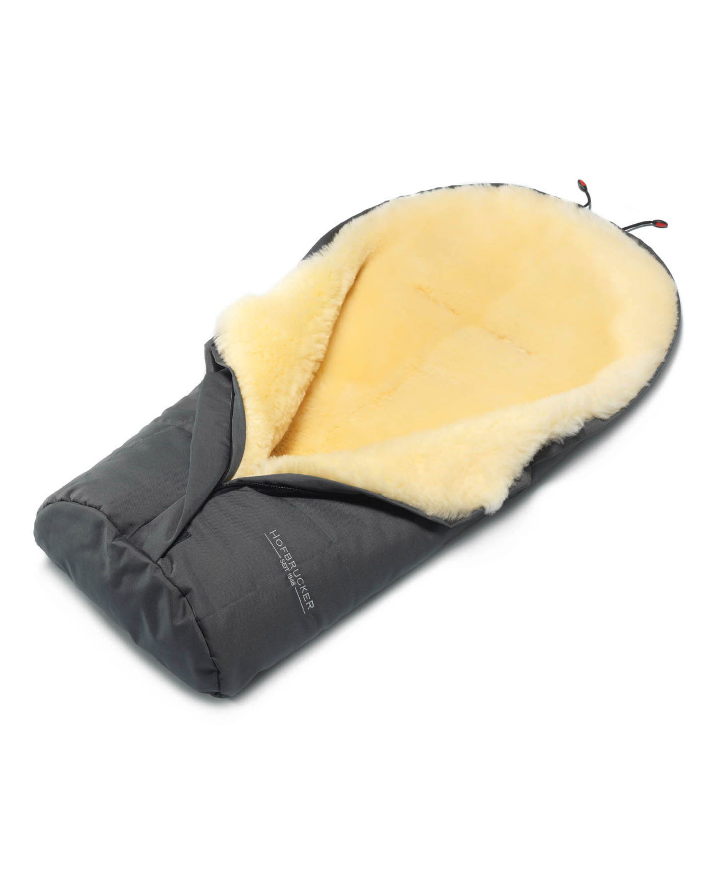 Lammfell Fußsack Beginner