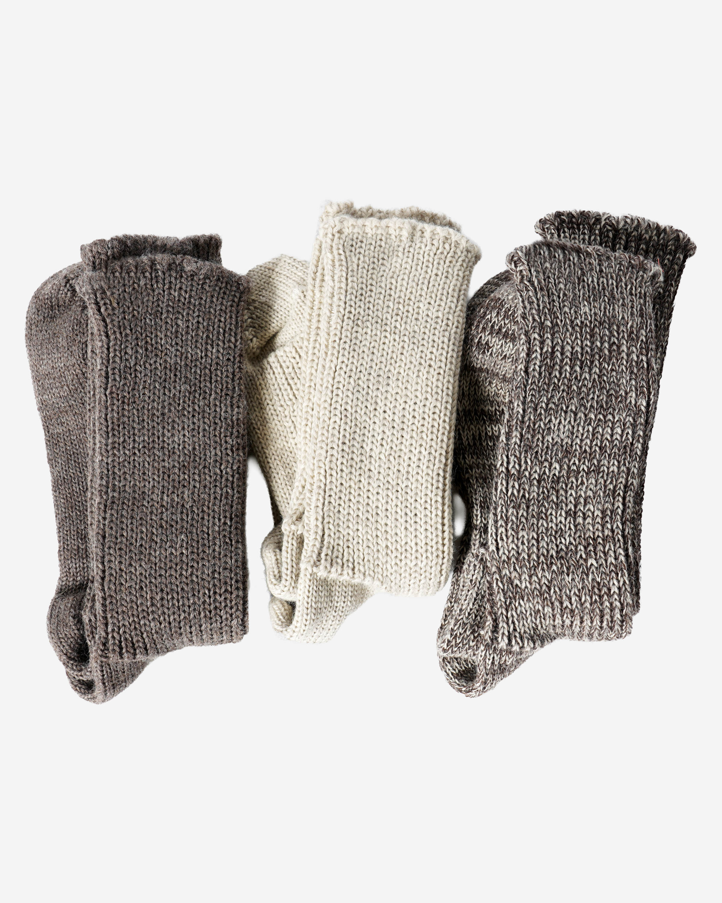 Undyed Stricksocken