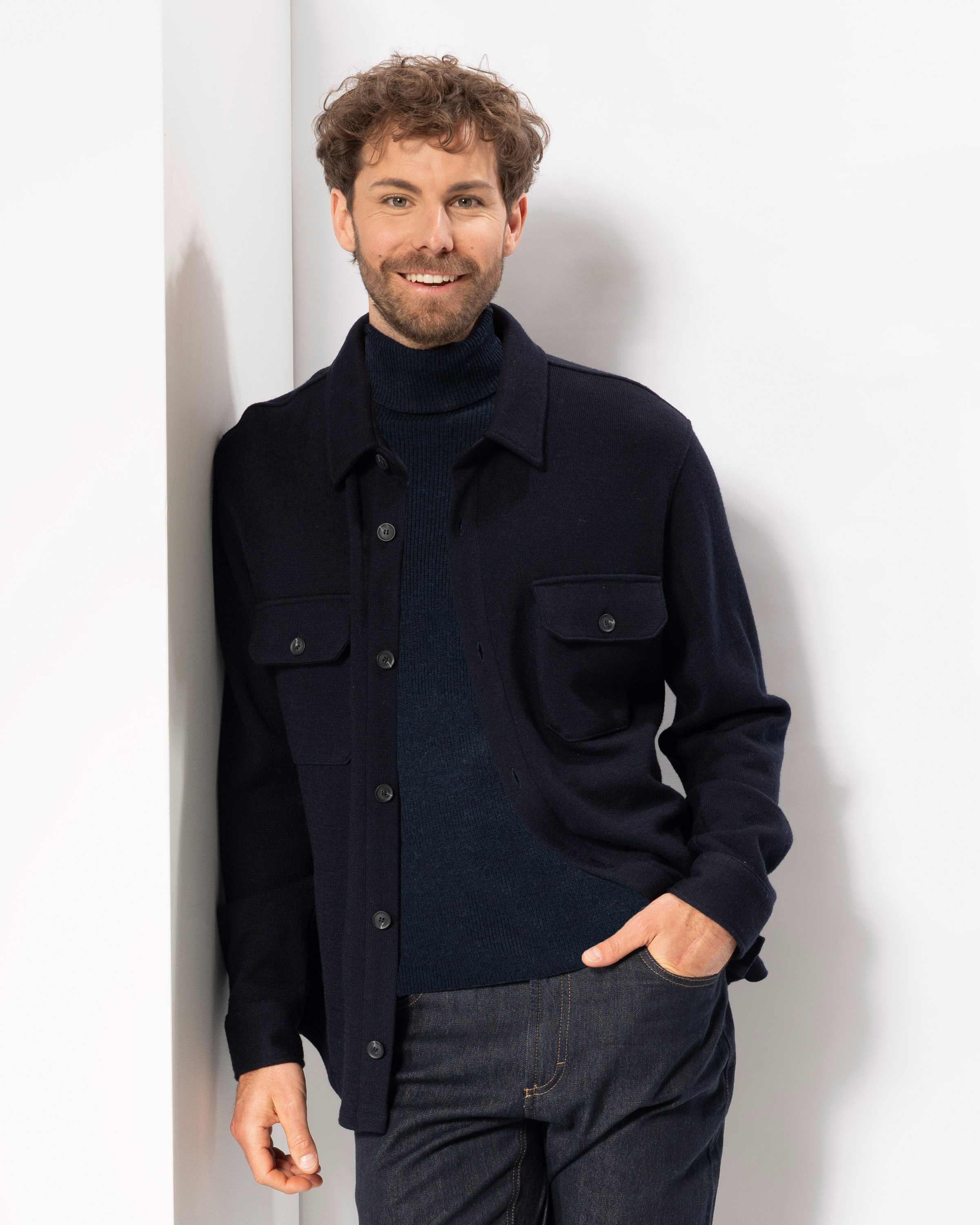 Schurwoll Overshirt
