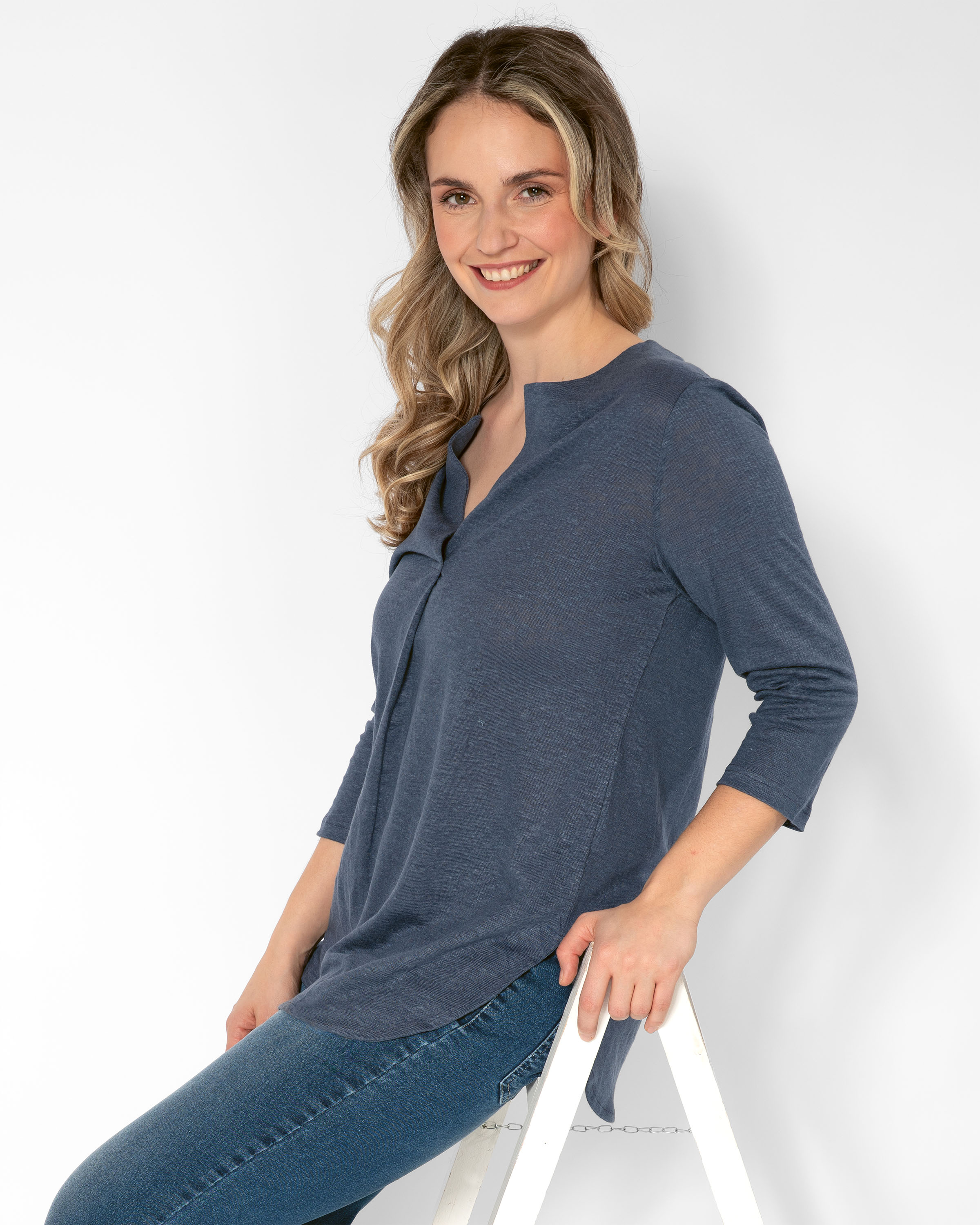 Leinen Blusenshirt