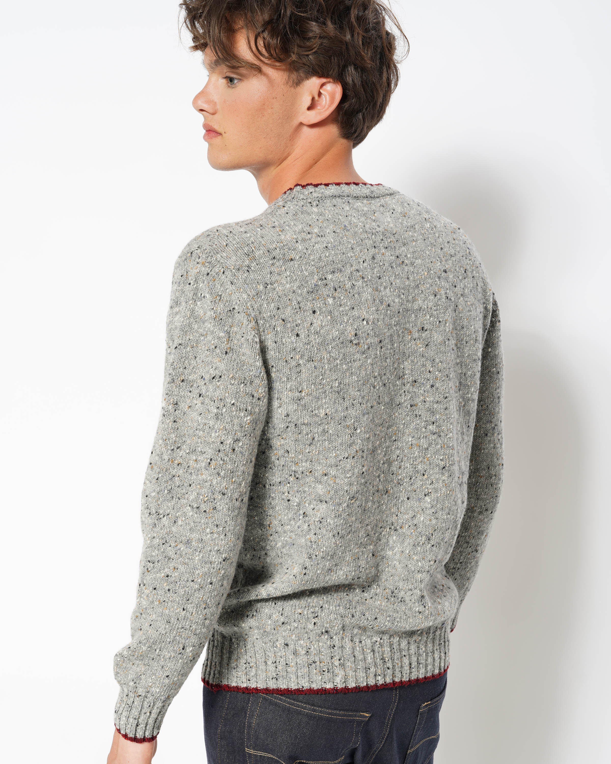 Strickpullover Tweed