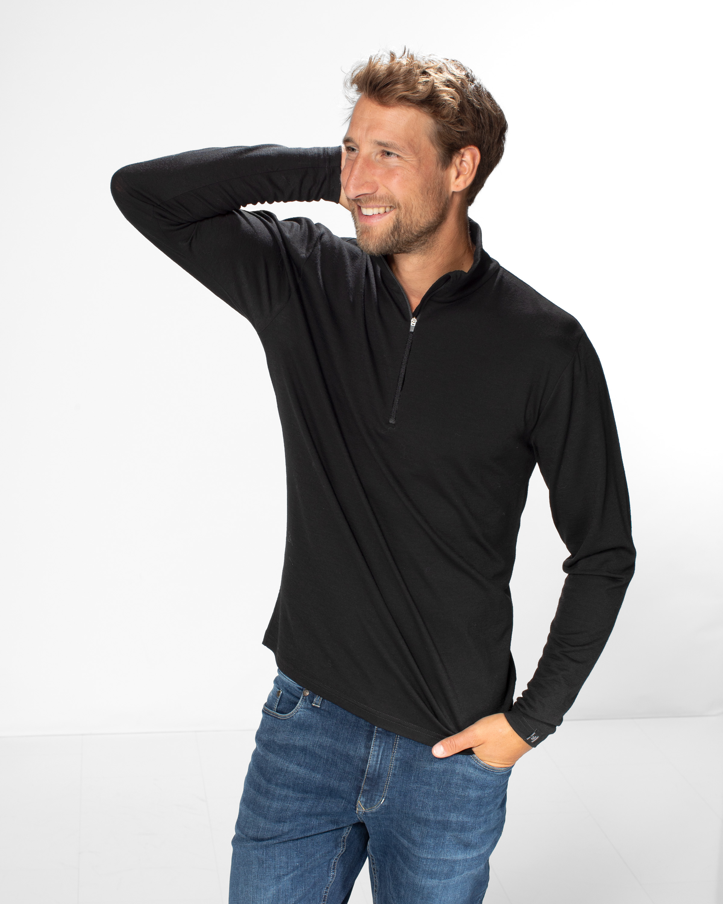 Merino Halfzip