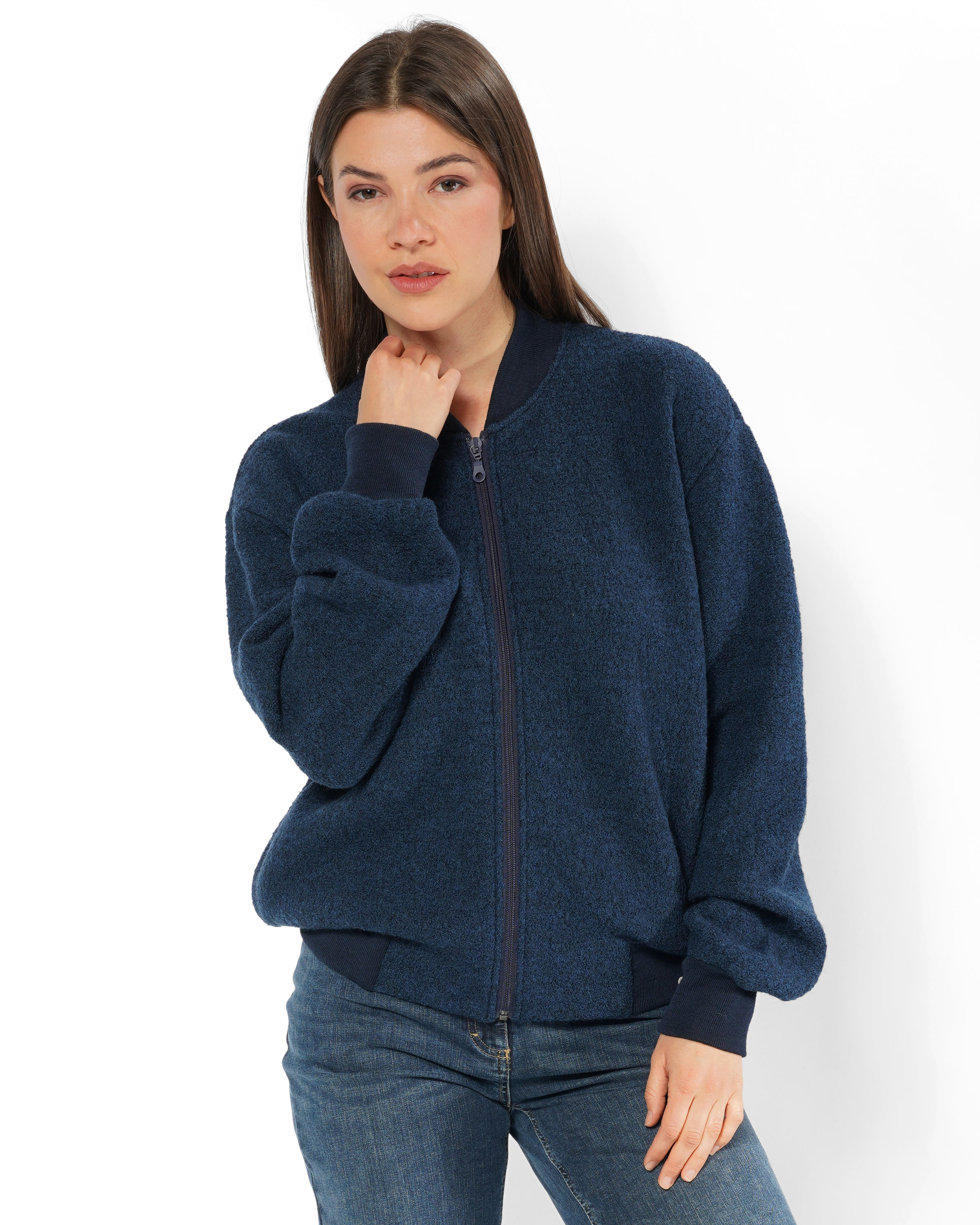 Wollkrepp Blouson
