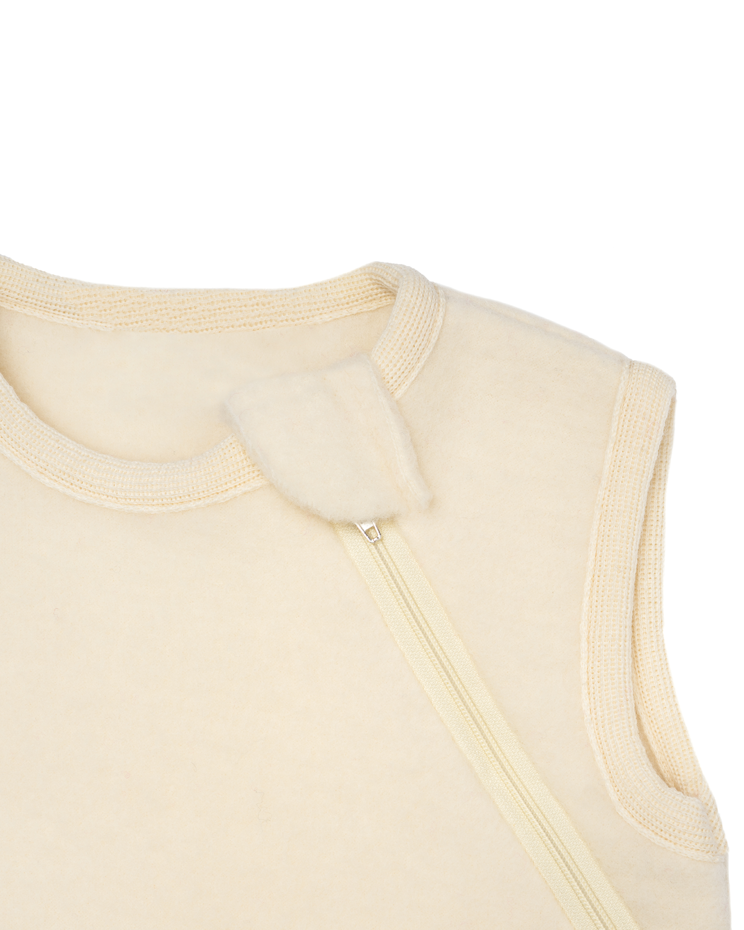 Fleece-Schlafsack ohne Arm natur