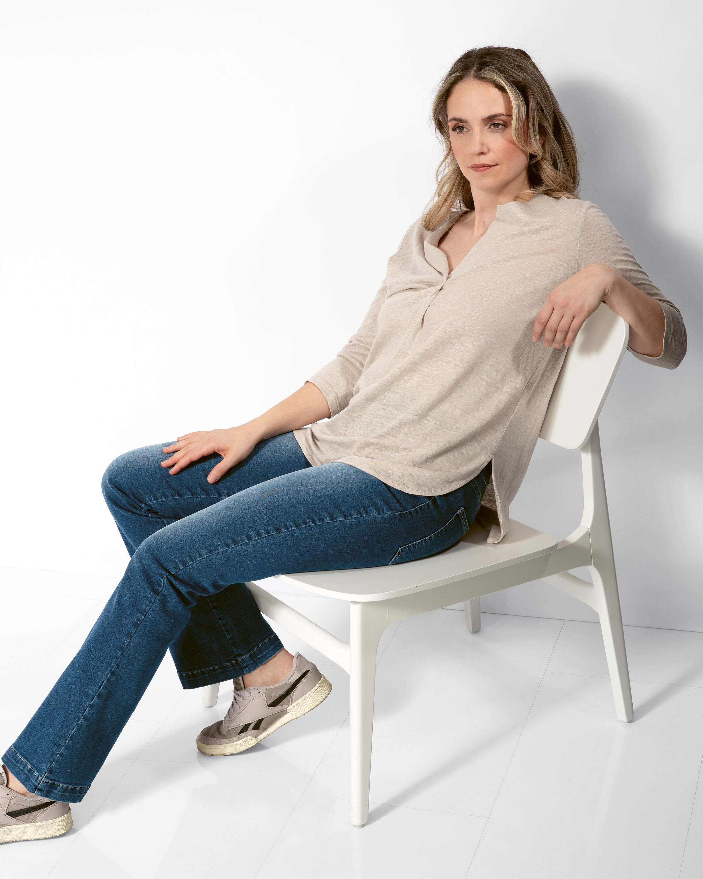 Leinen Blusenshirt
