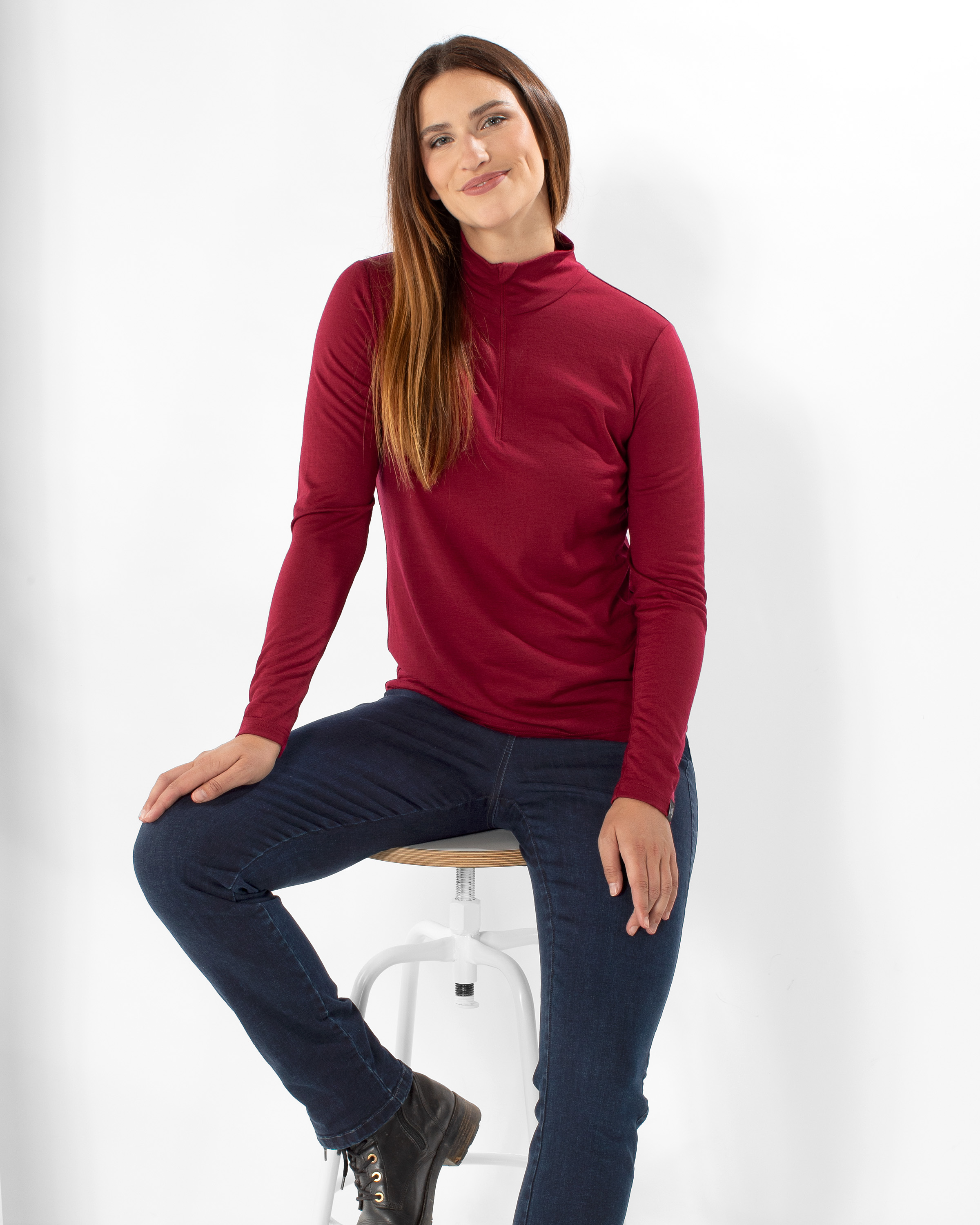 Merino Halfzip