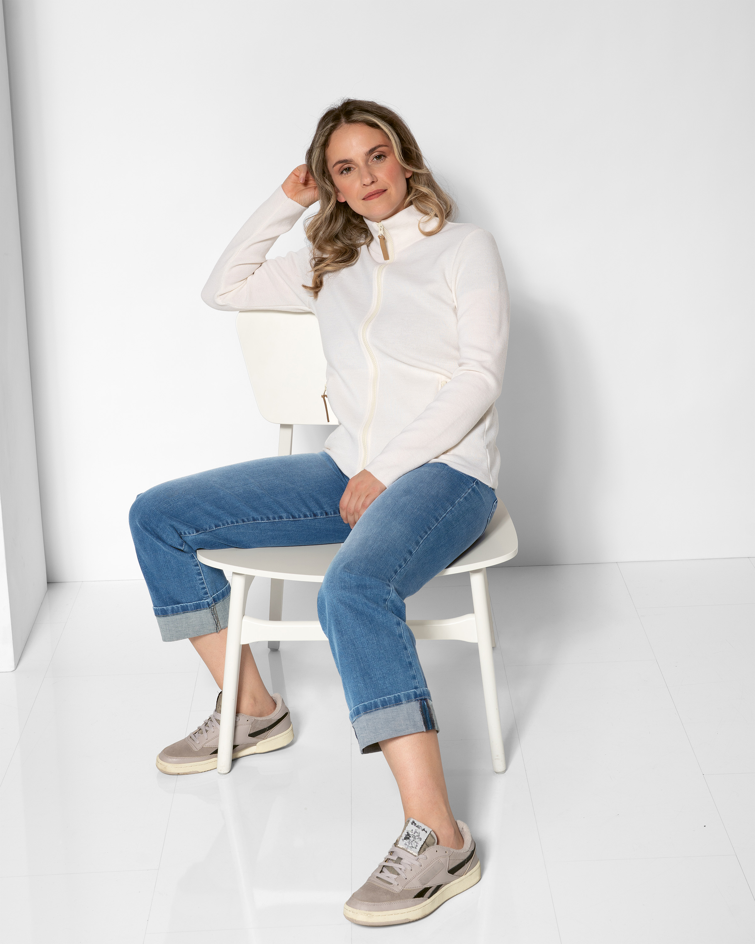 Merino Strickjacke