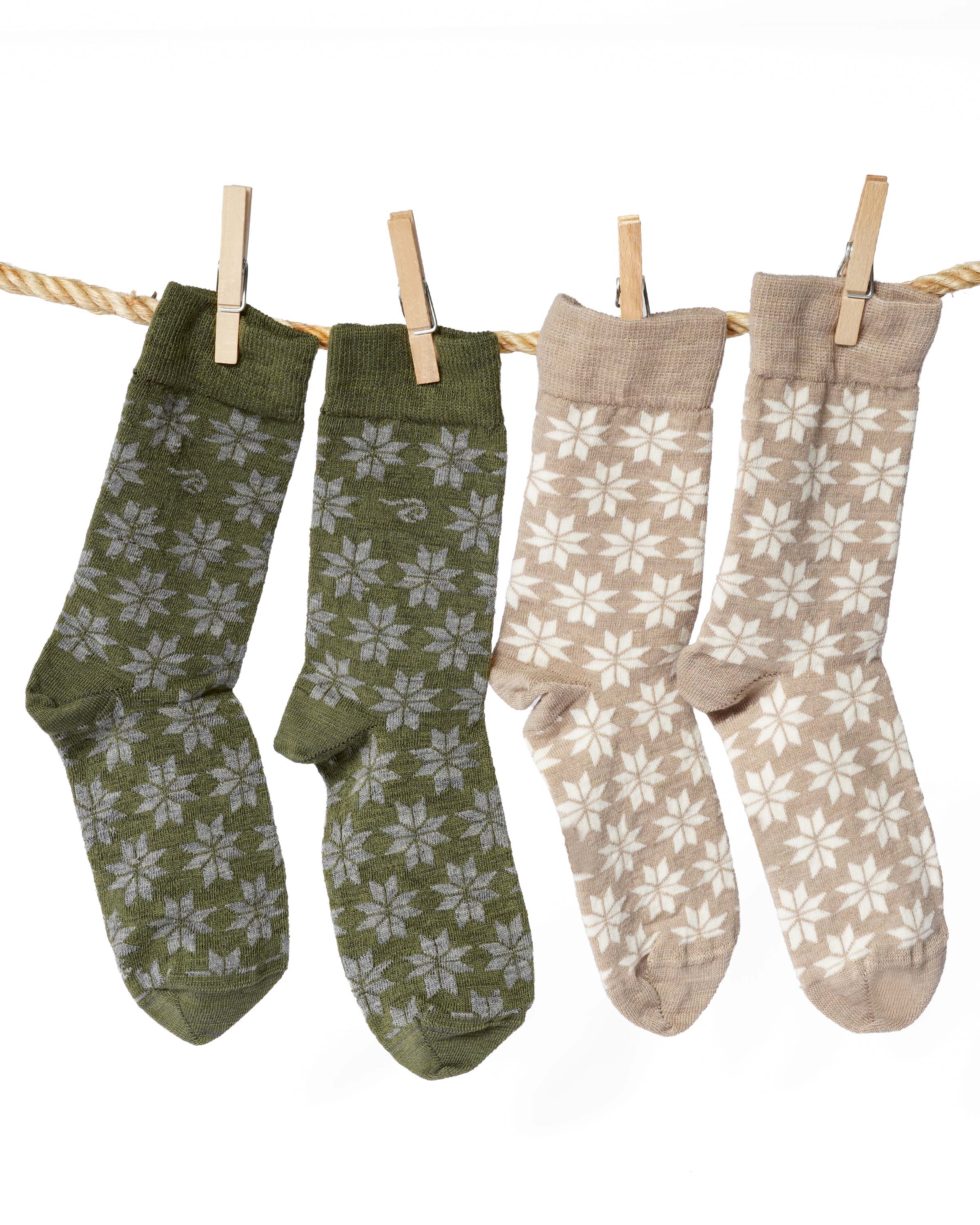 Merino Socken Eisstern