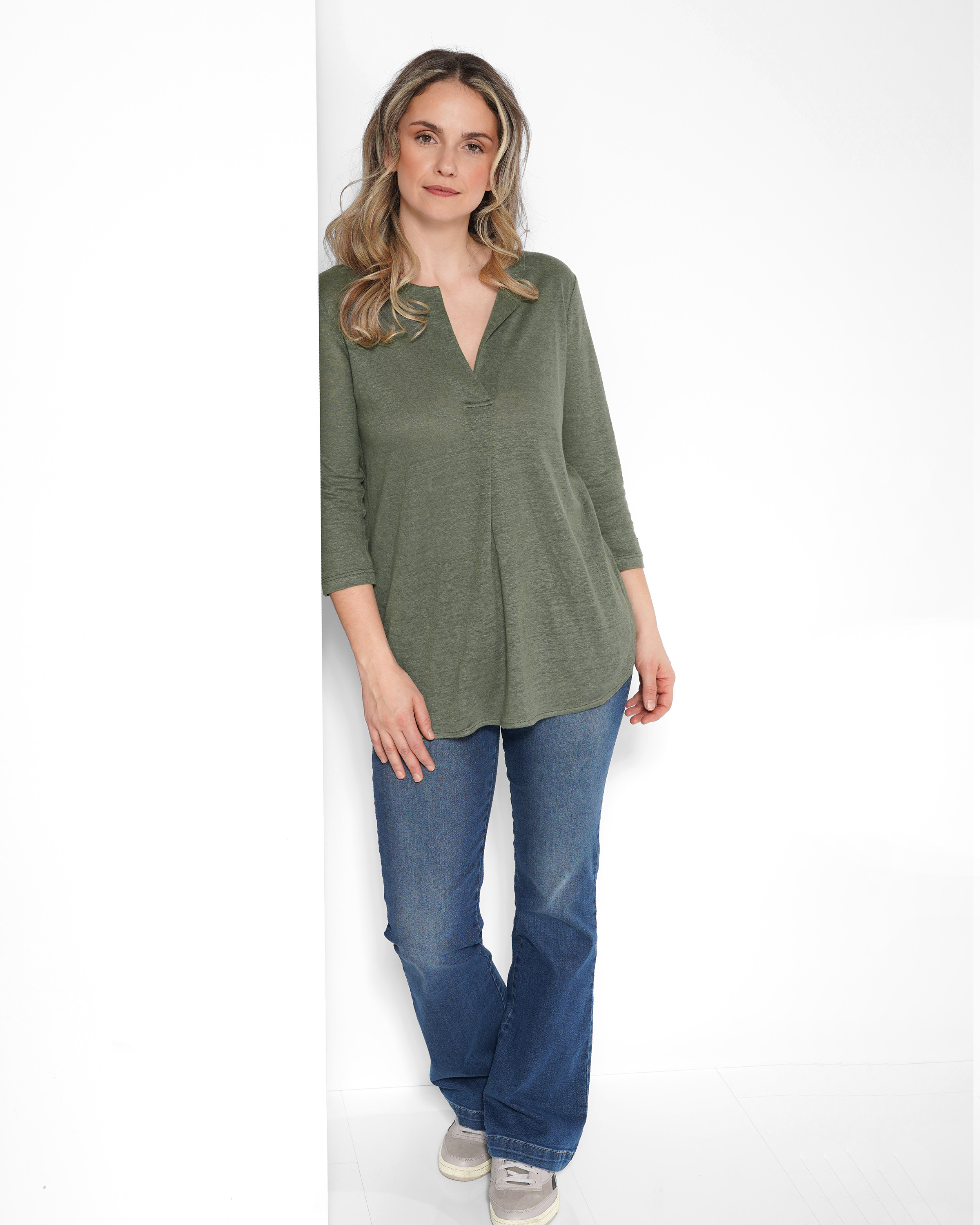 Leinen Blusenshirt