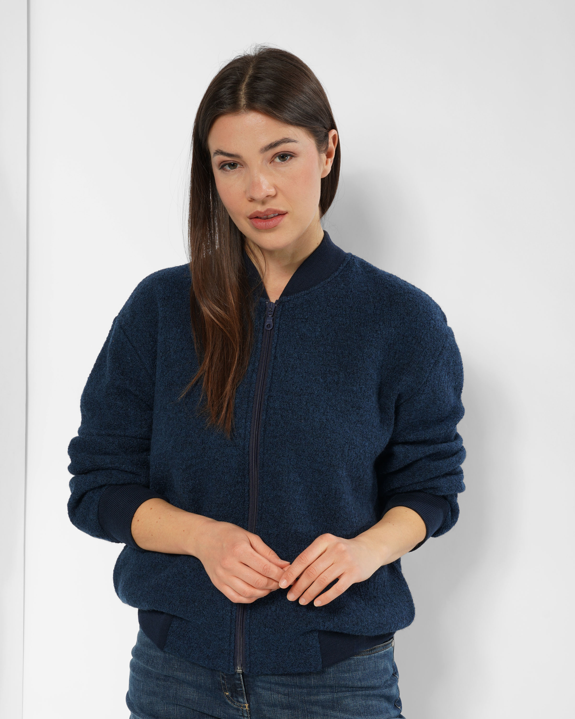 Wollkrepp Blouson