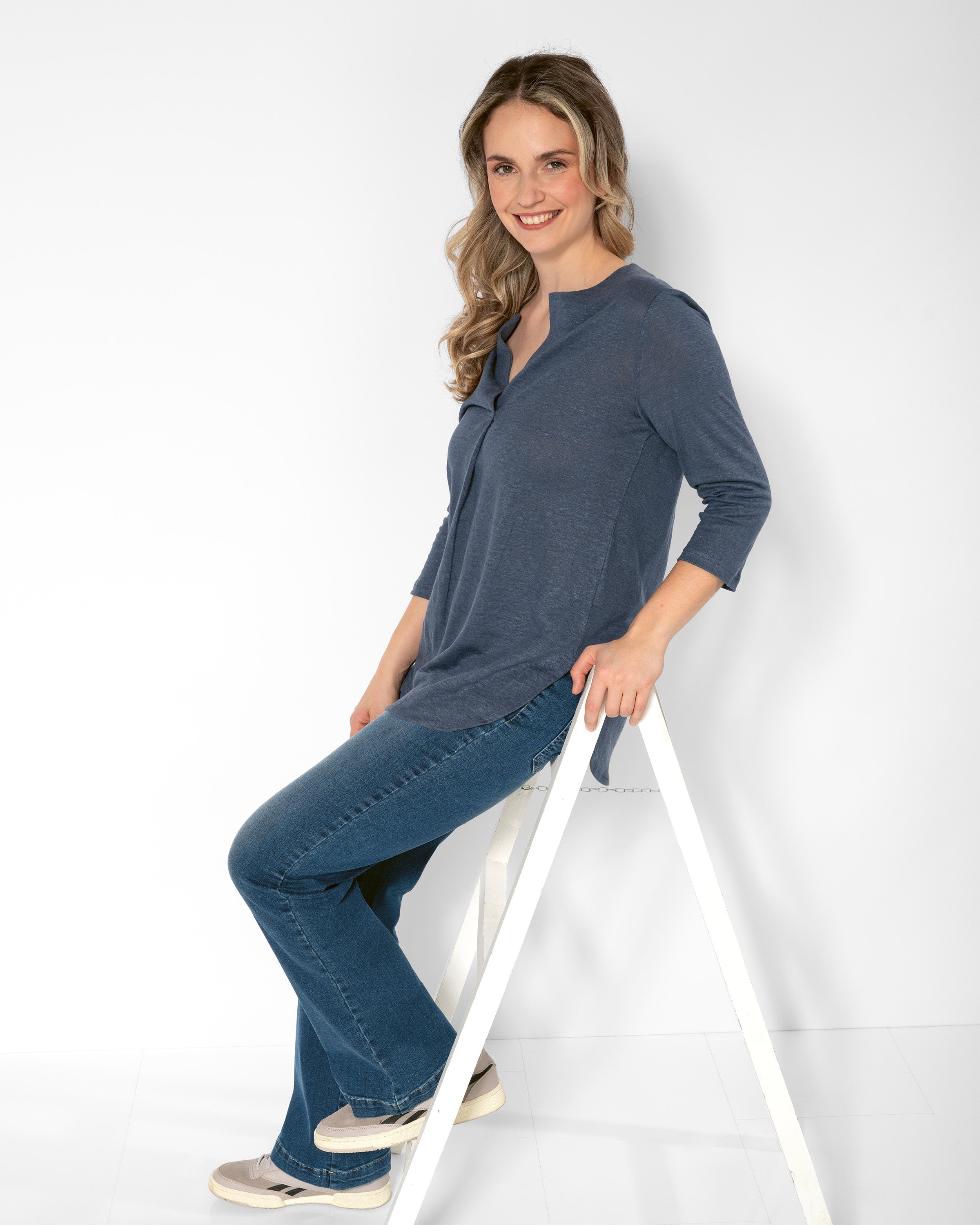 Leinen Blusenshirt