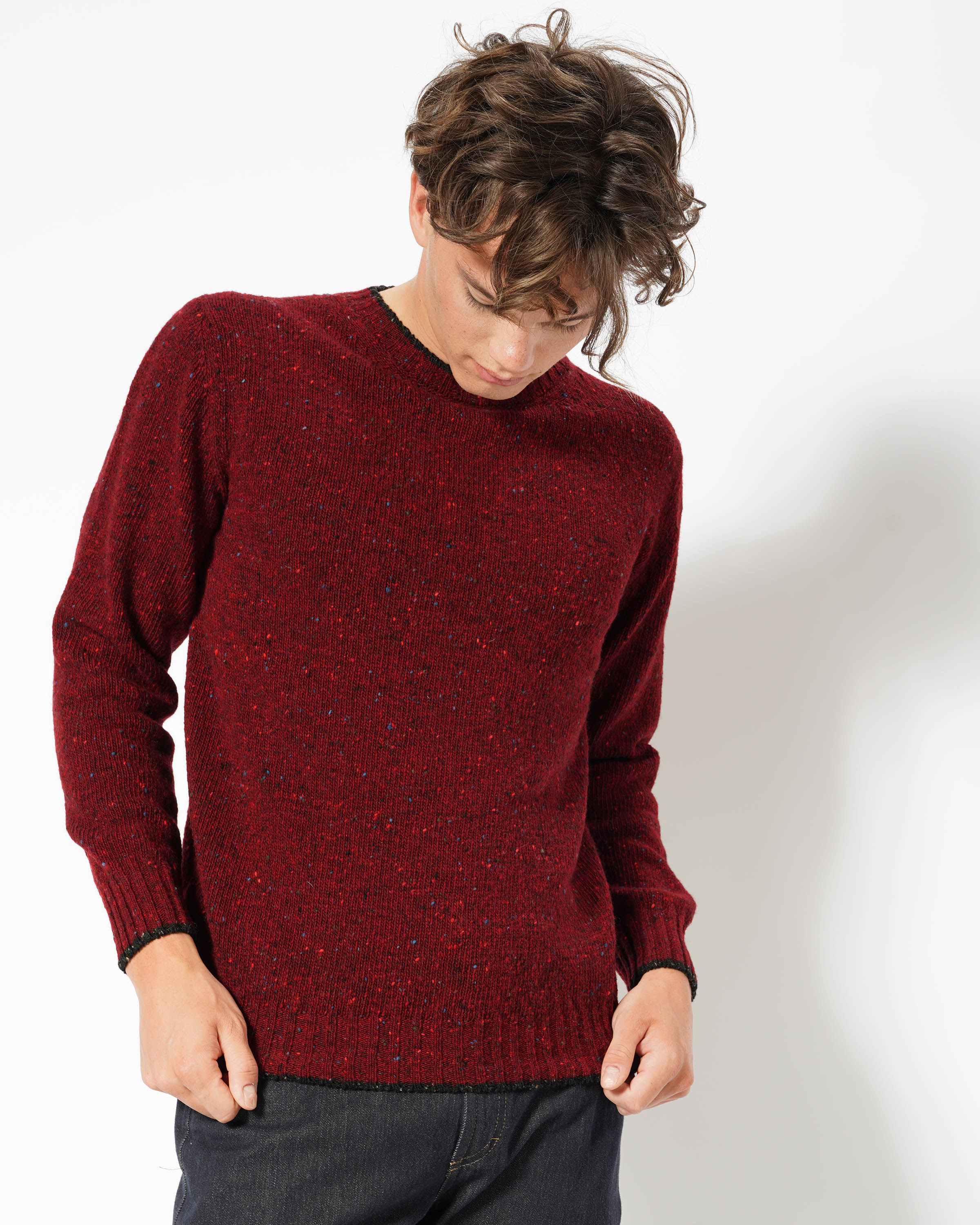 Strickpullover Tweed