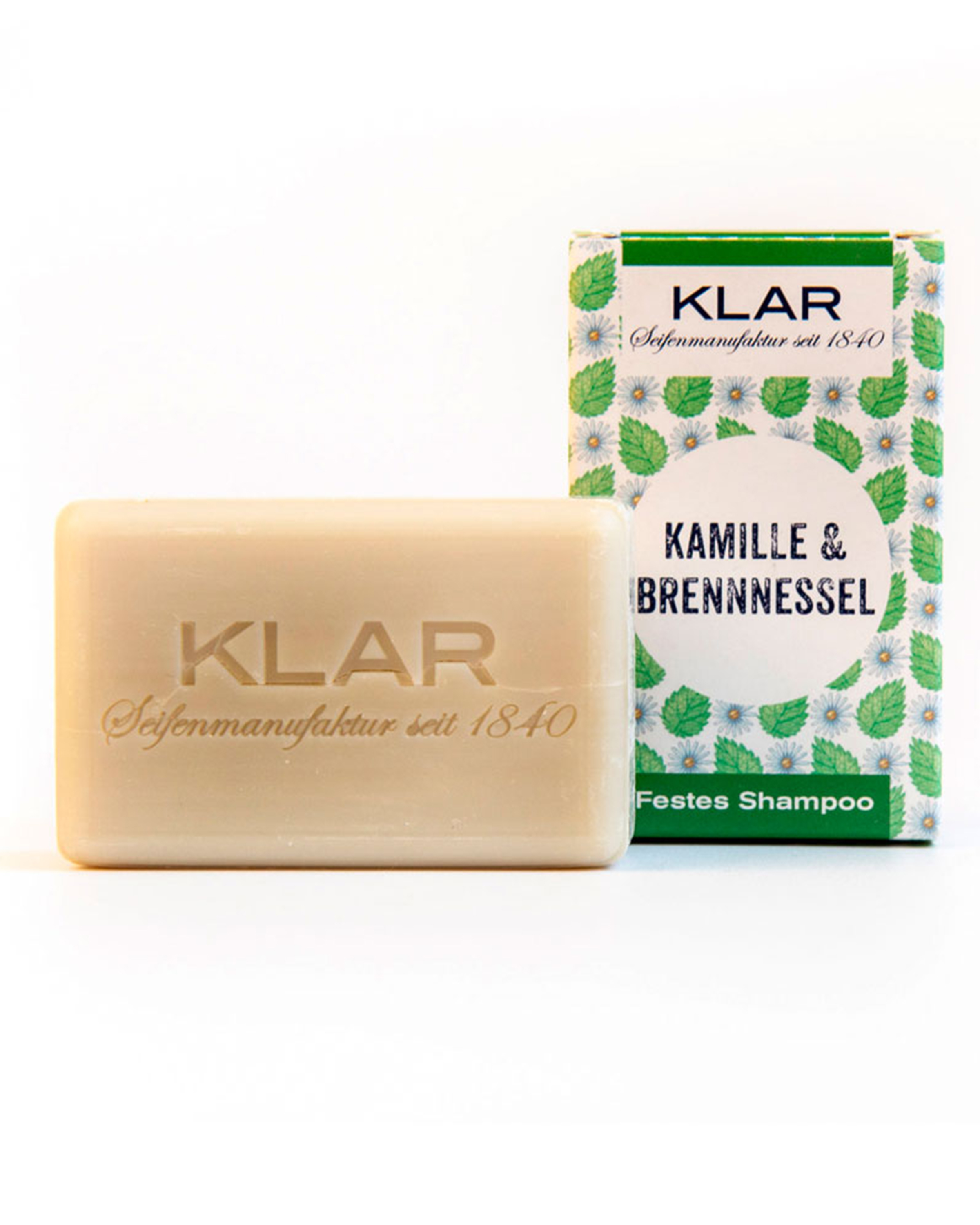 Klar Festes Shampoo Kamille & Brennessel