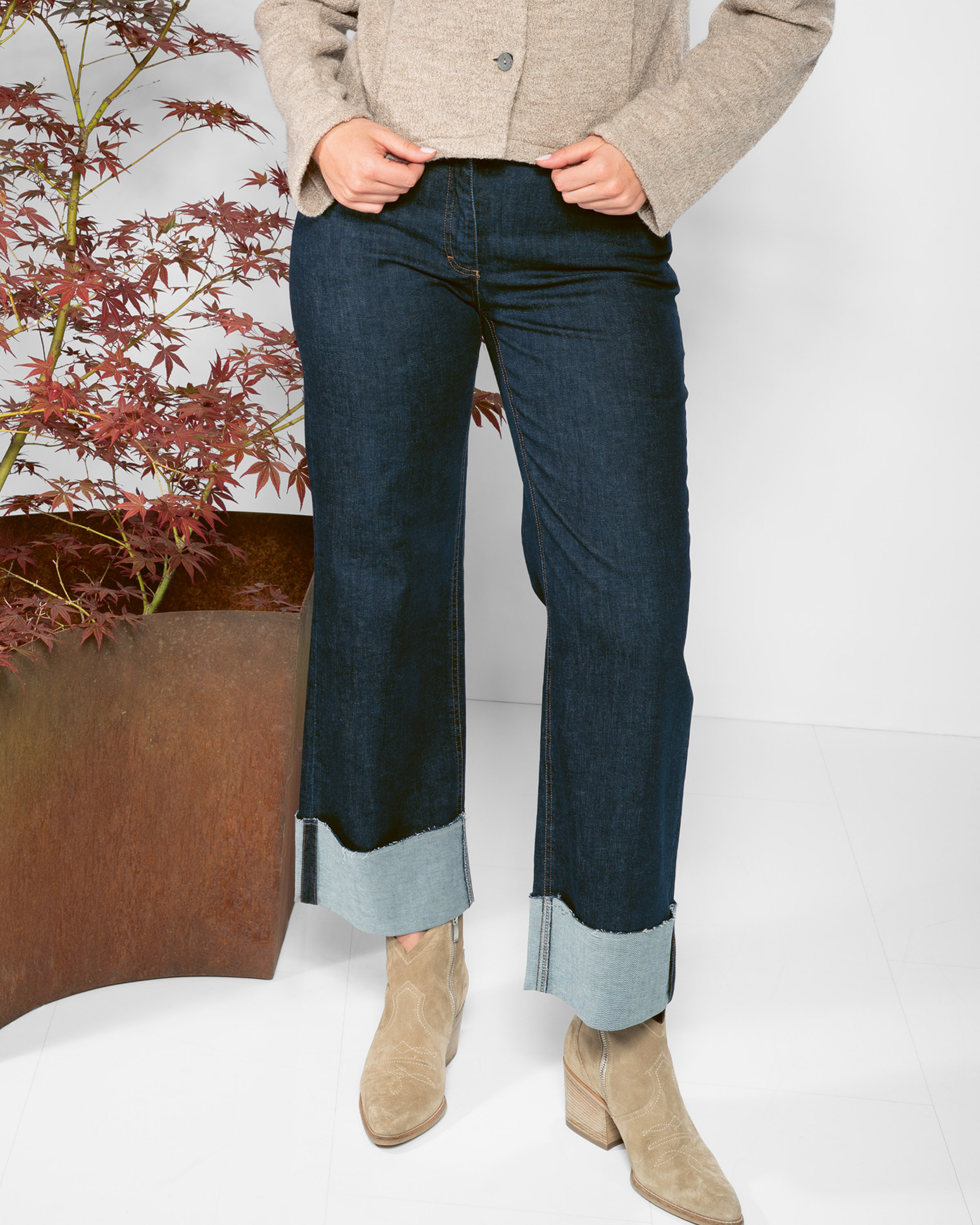 Cropped Jeans