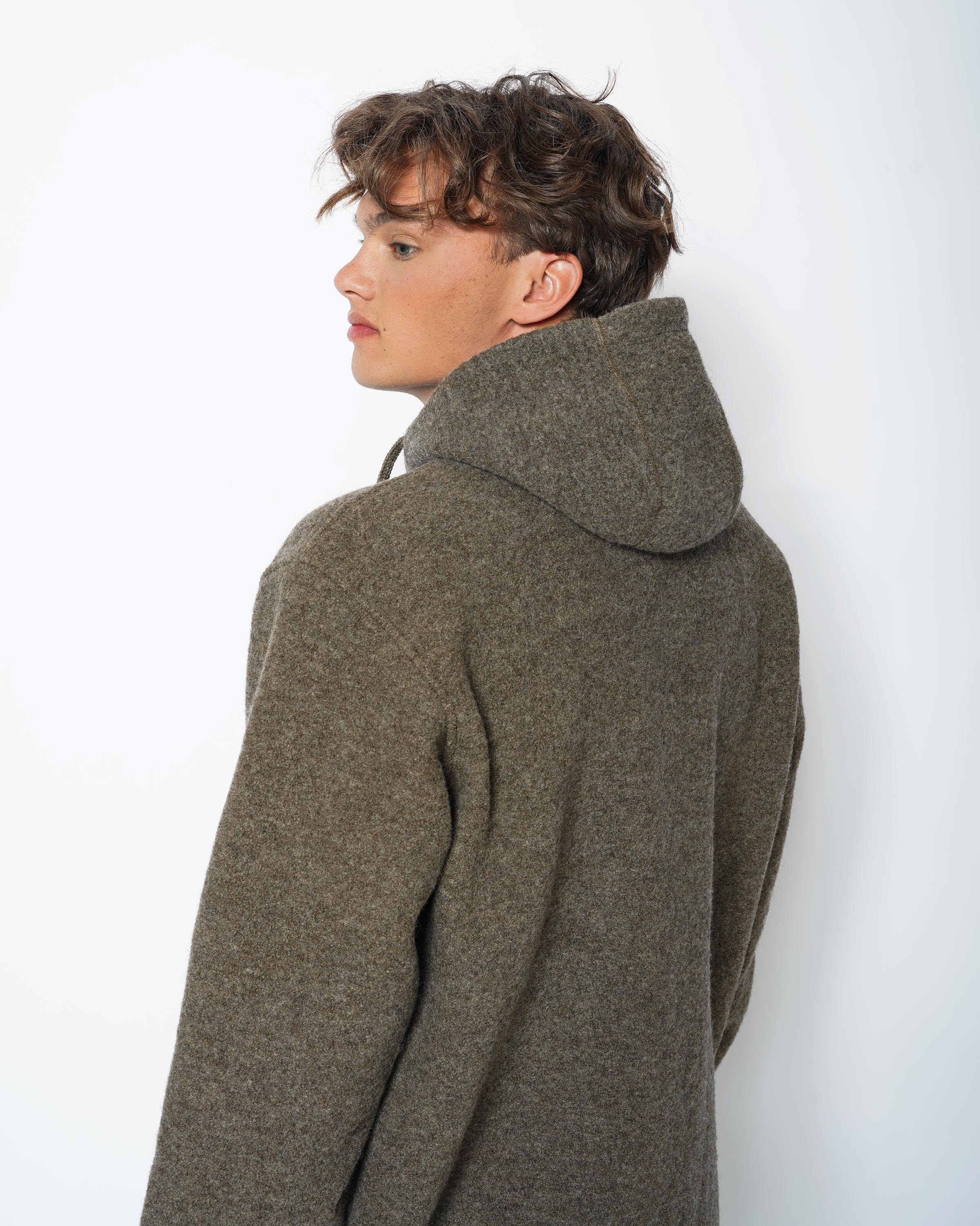 Undyed Walkjacke mit Kapuze