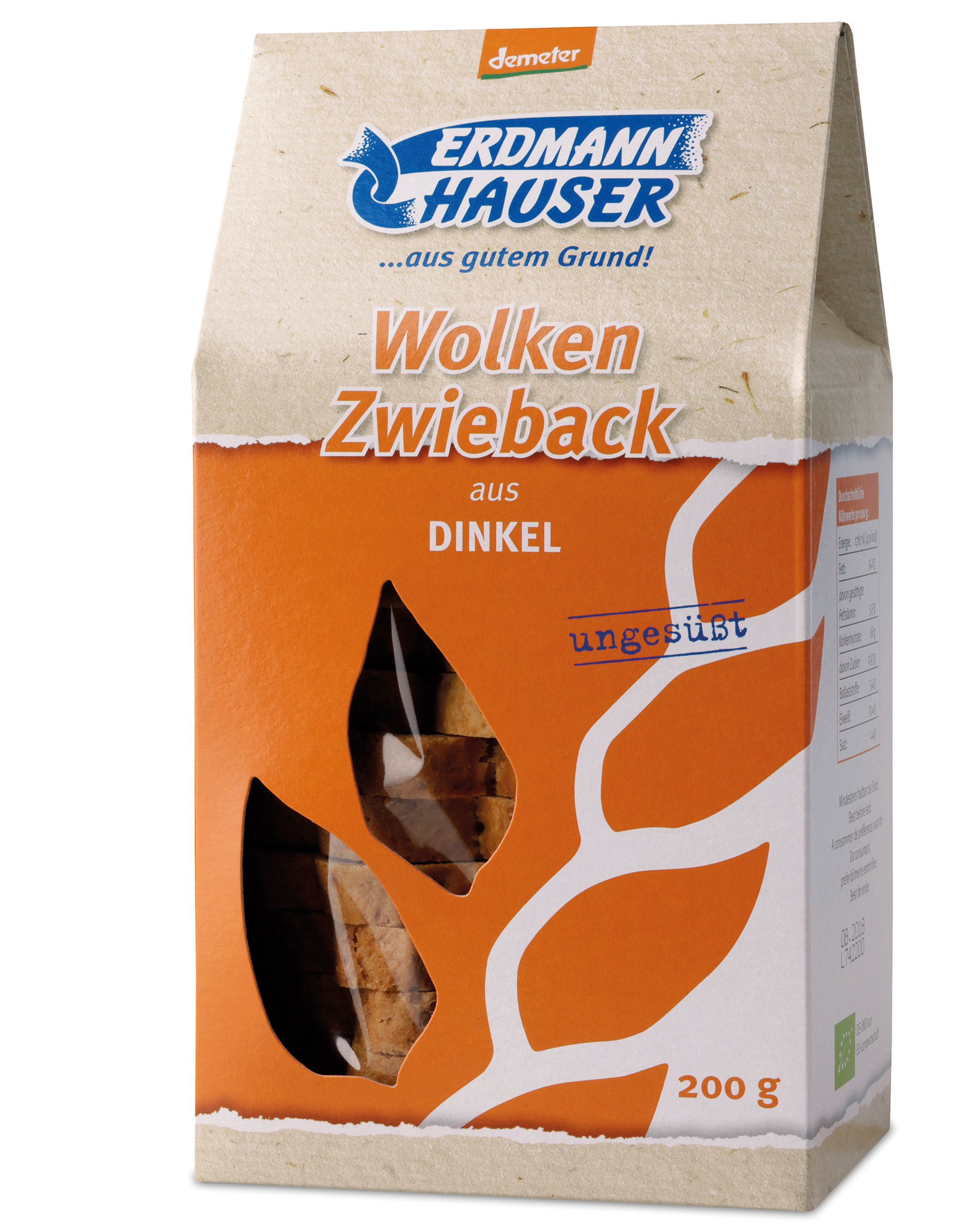 Erdmannhauser Wolken Zwieback aus Dinkel