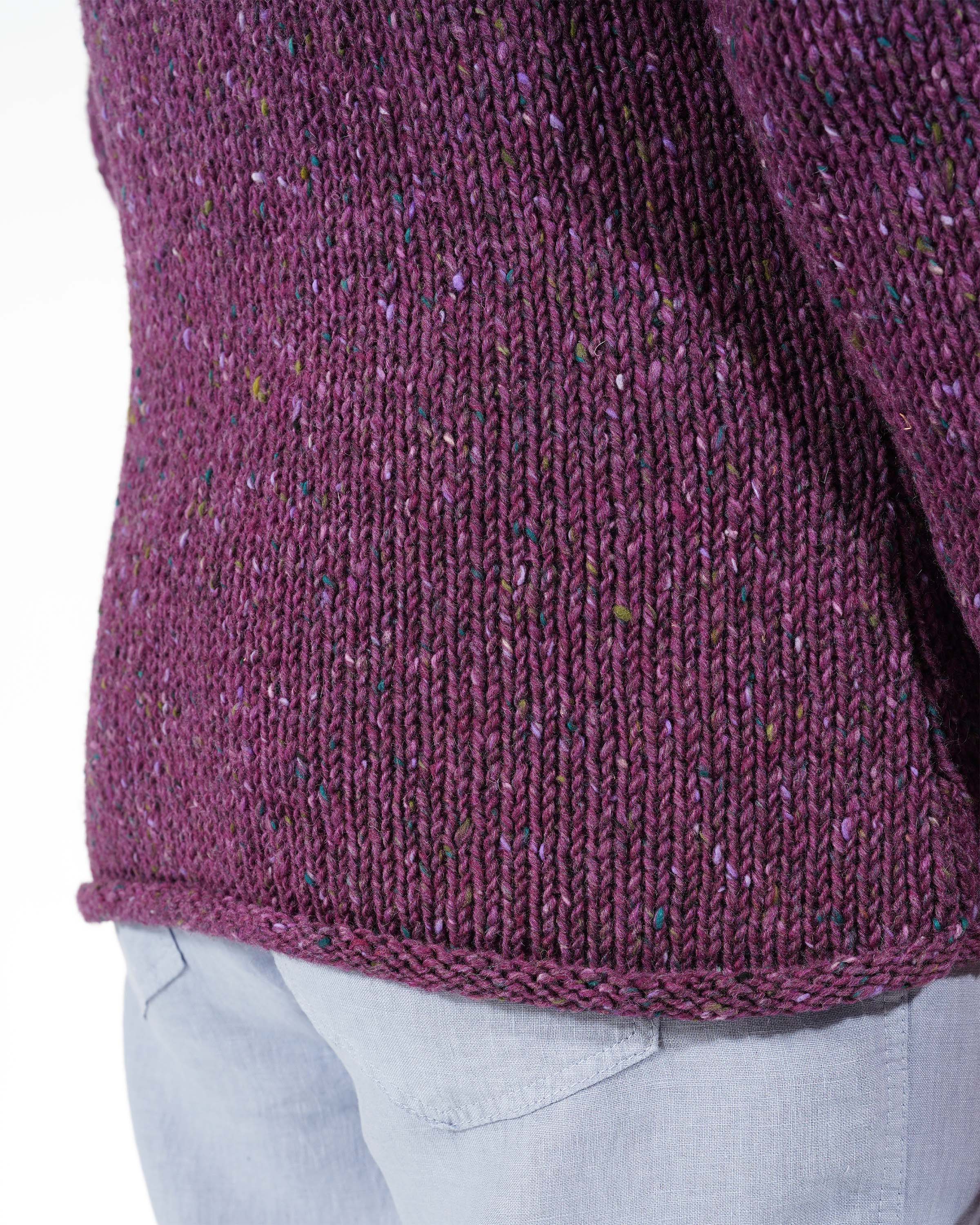 Strickjacke Tweed