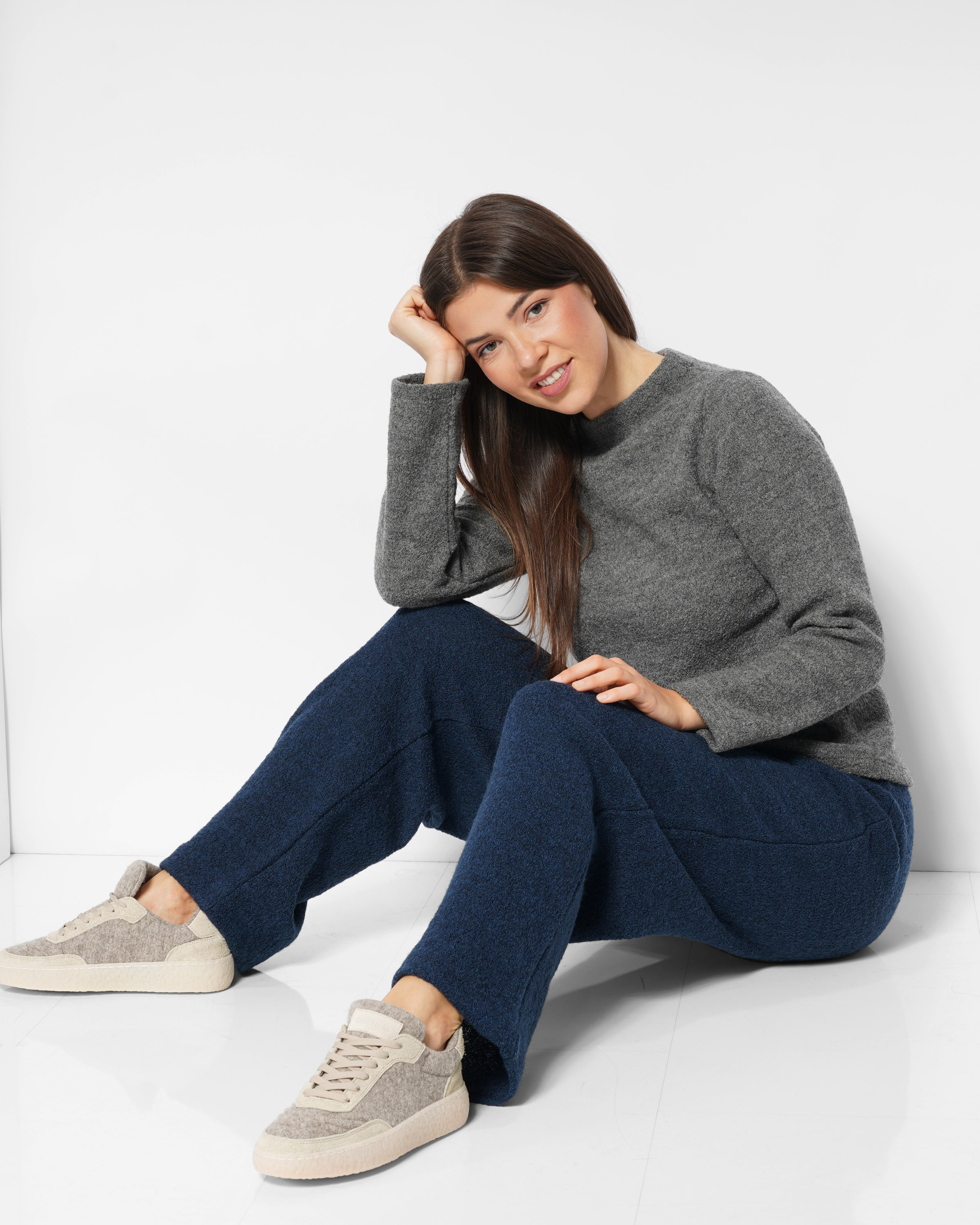 Wollkrepp Pullover