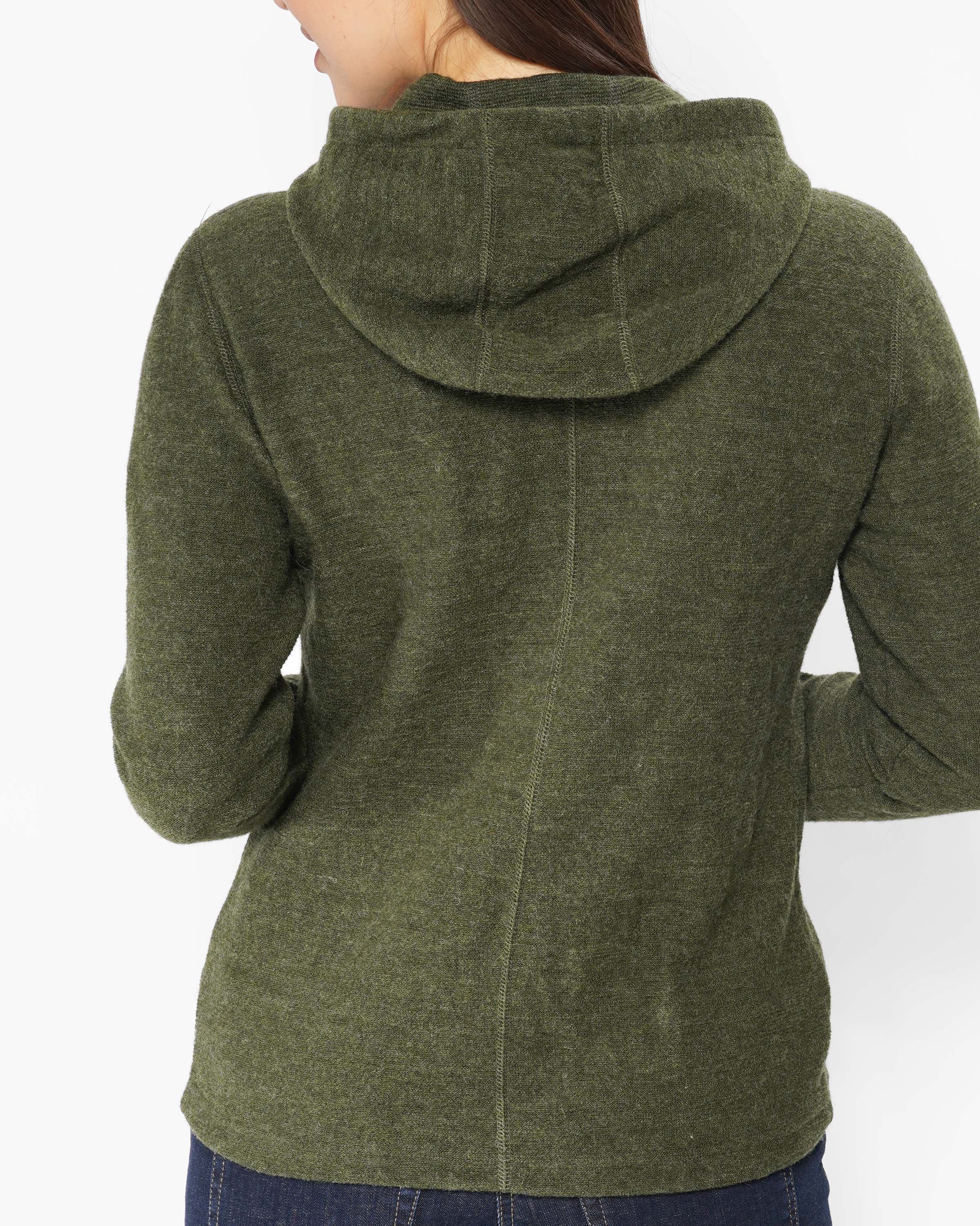 Walkjacke mit Kapuze