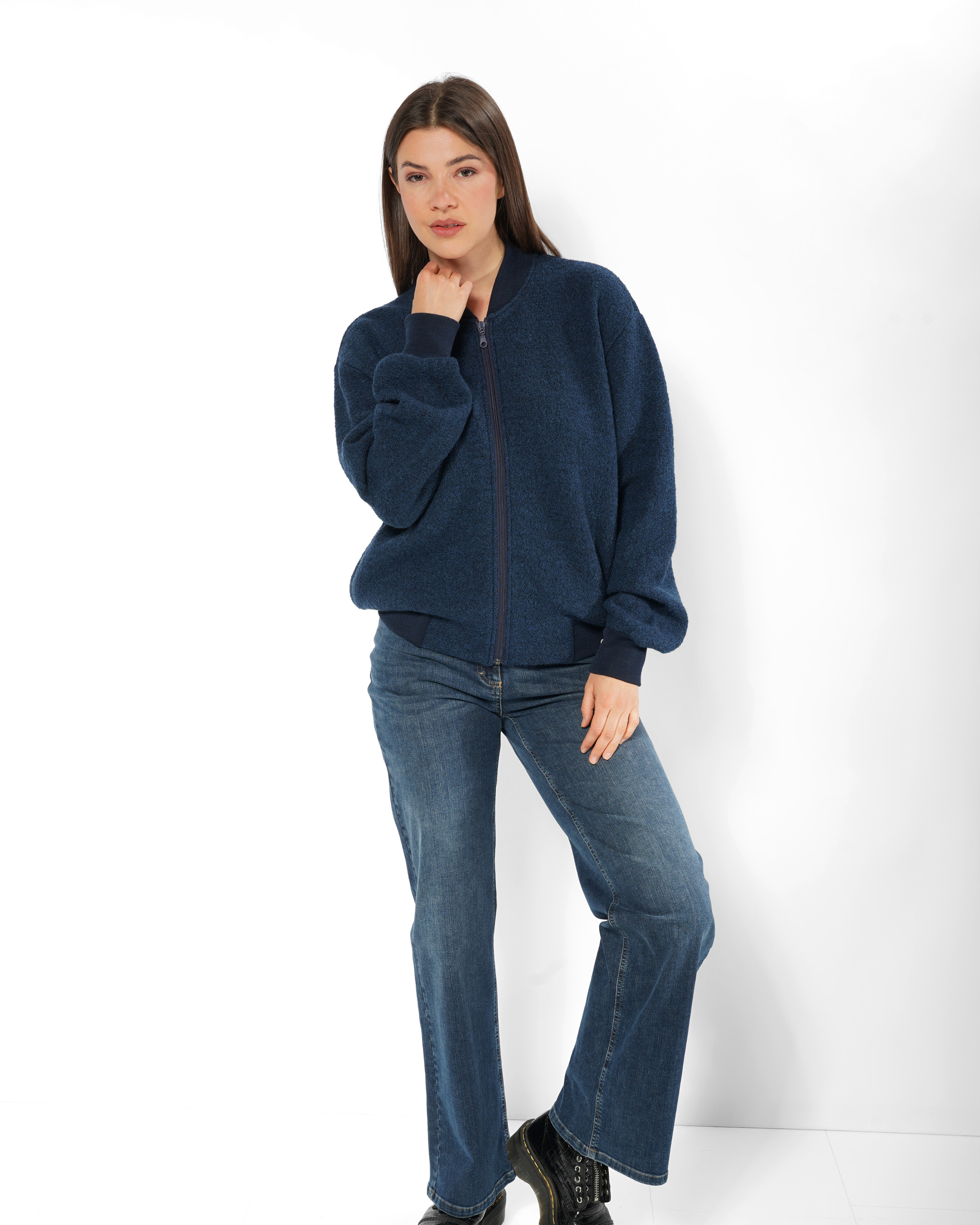 Wollkrepp Blouson